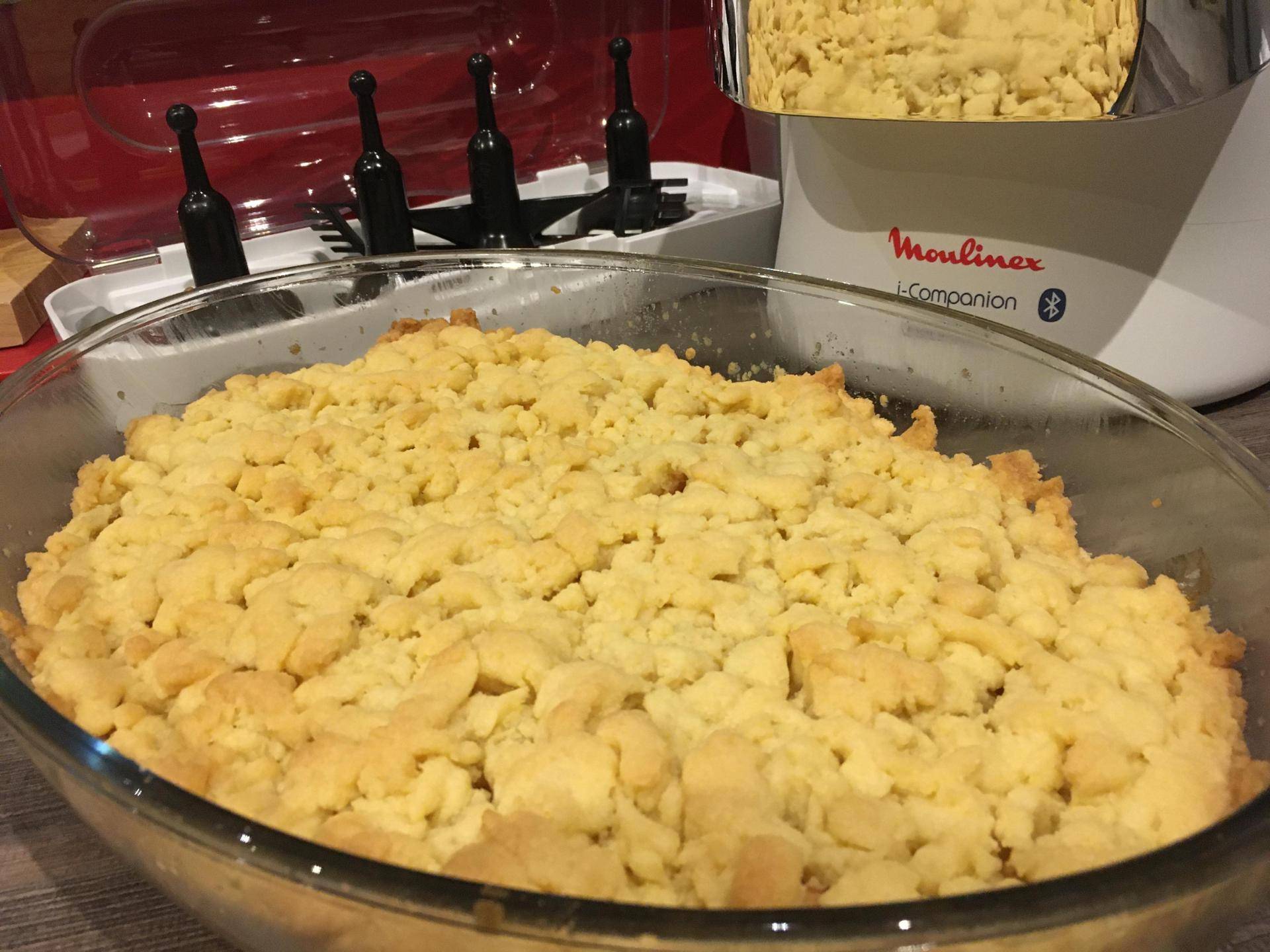 Crumble poires sans gluten - Recette Companion Connect | Moulinex