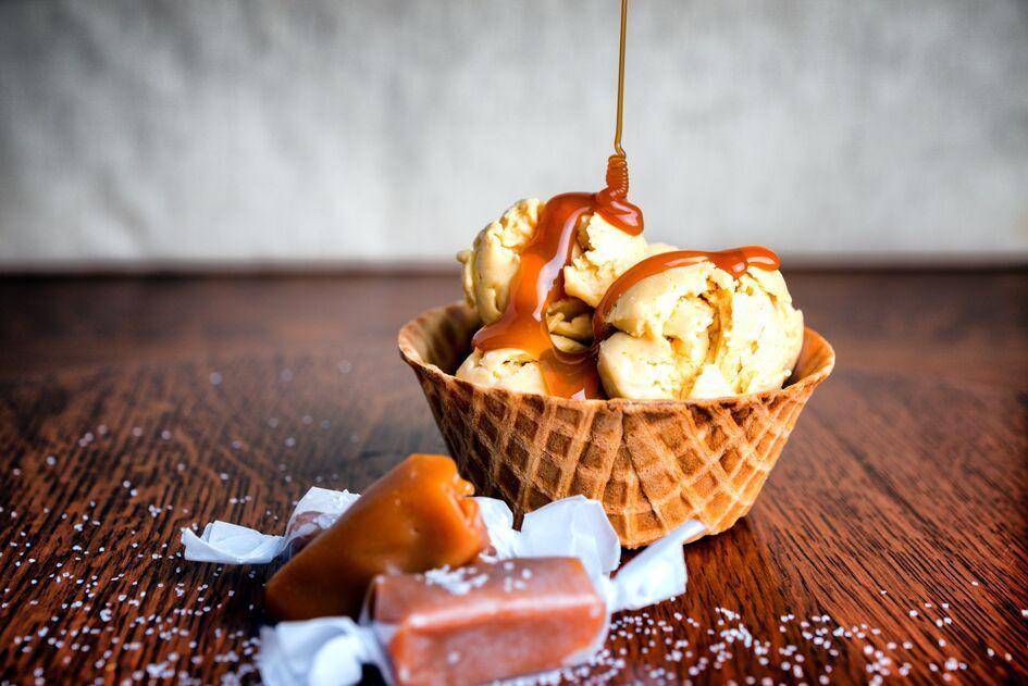 Glace végane au caramel de dattes - Recette Blend up | Moulinex