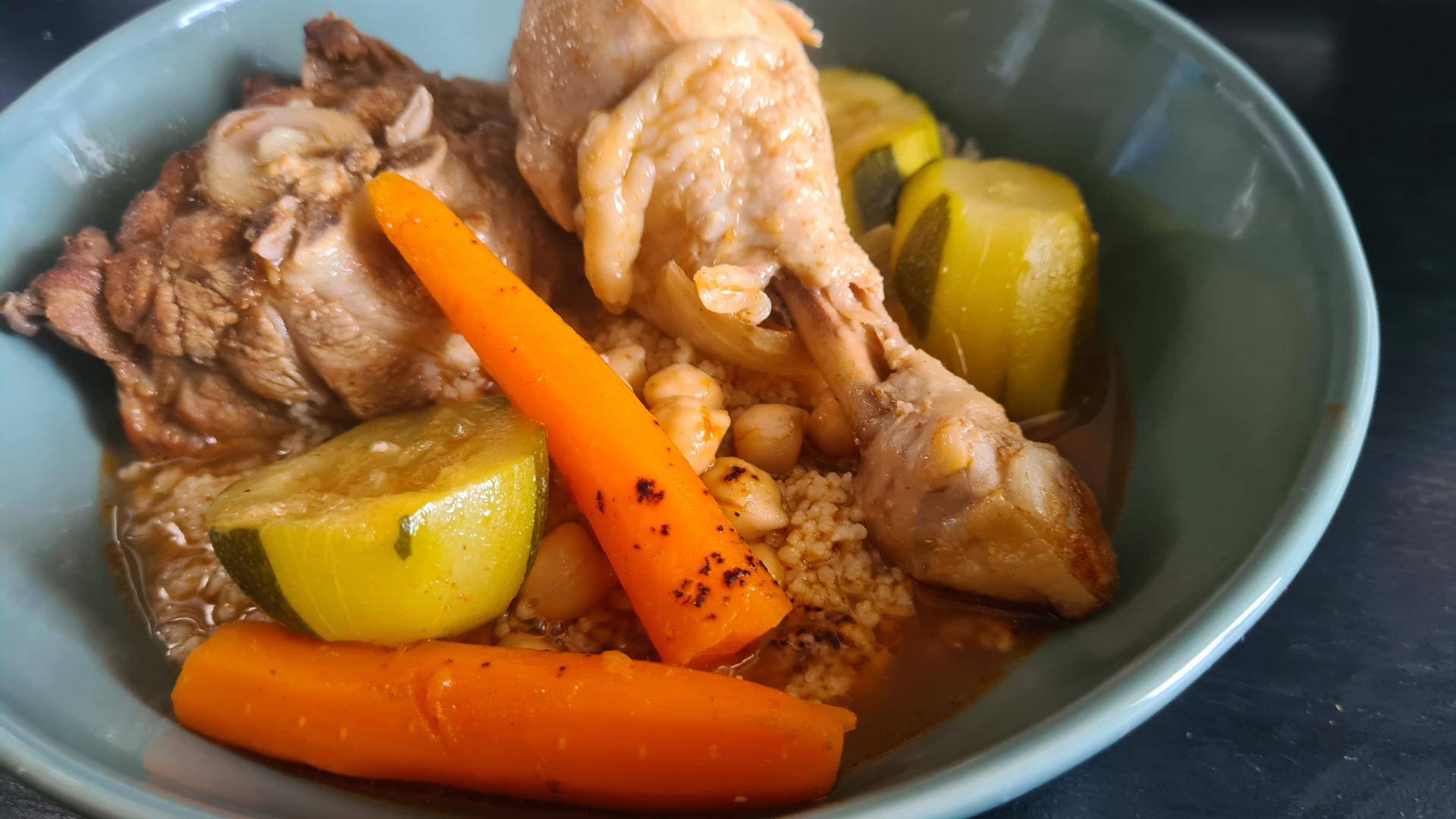 Couscous à l'agneau et au poulet - Recette Companion Connect XL | Moulinex