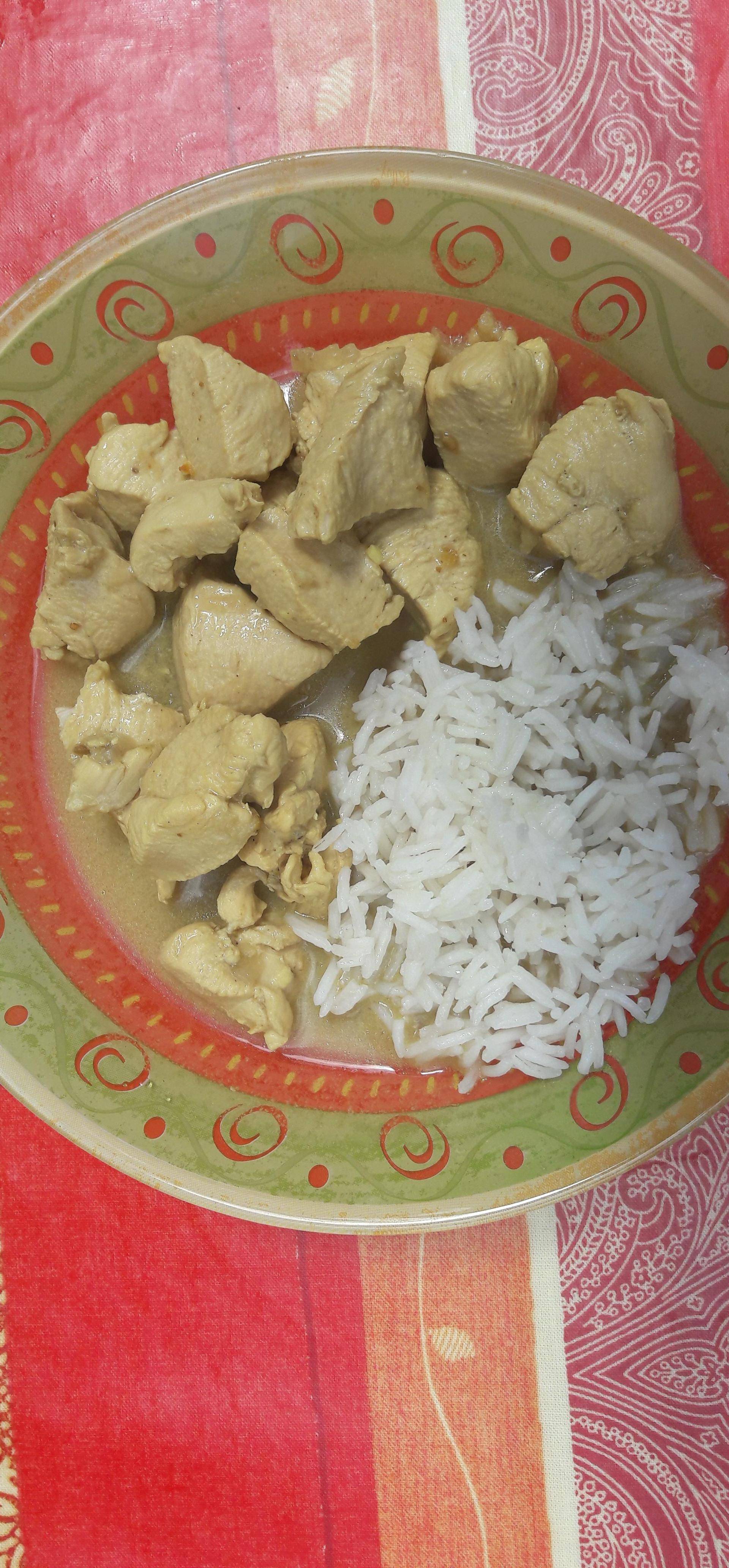 Poulet creme coco curry - Recette Companion Connect | Moulinex