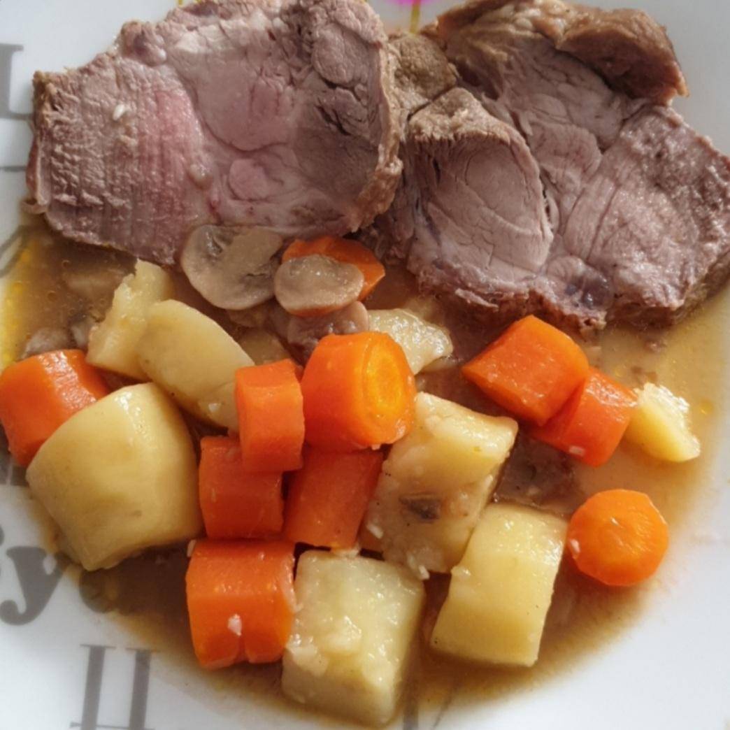 Rôti de porc Pommes de terres Carottes - Recette Cookeo V3 | Moulinex