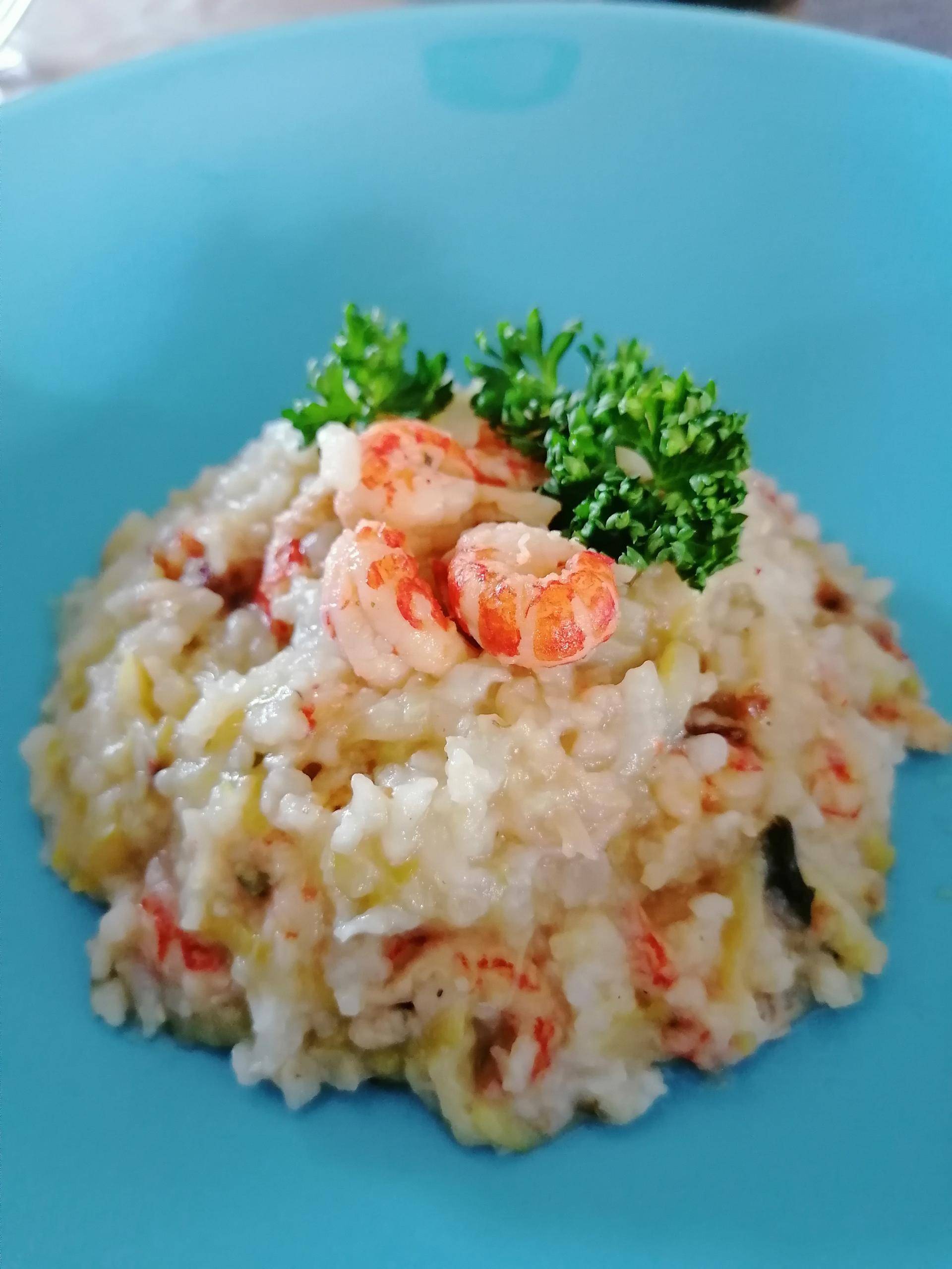 Risotto écrevisses au riesling - Recette Cookeo | Moulinex