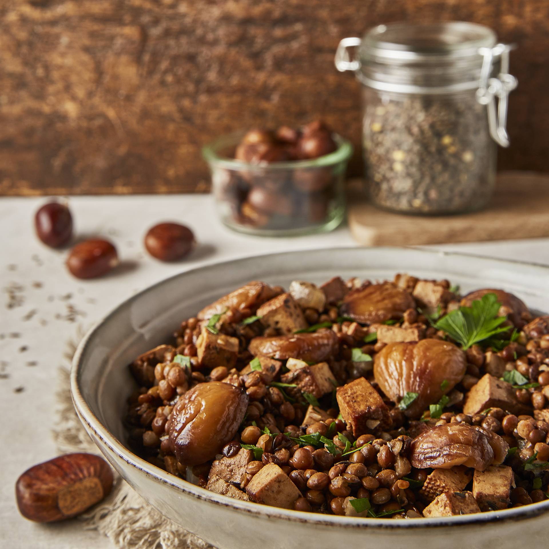 Lentilles aux marrons - Recette Companion | Moulinex