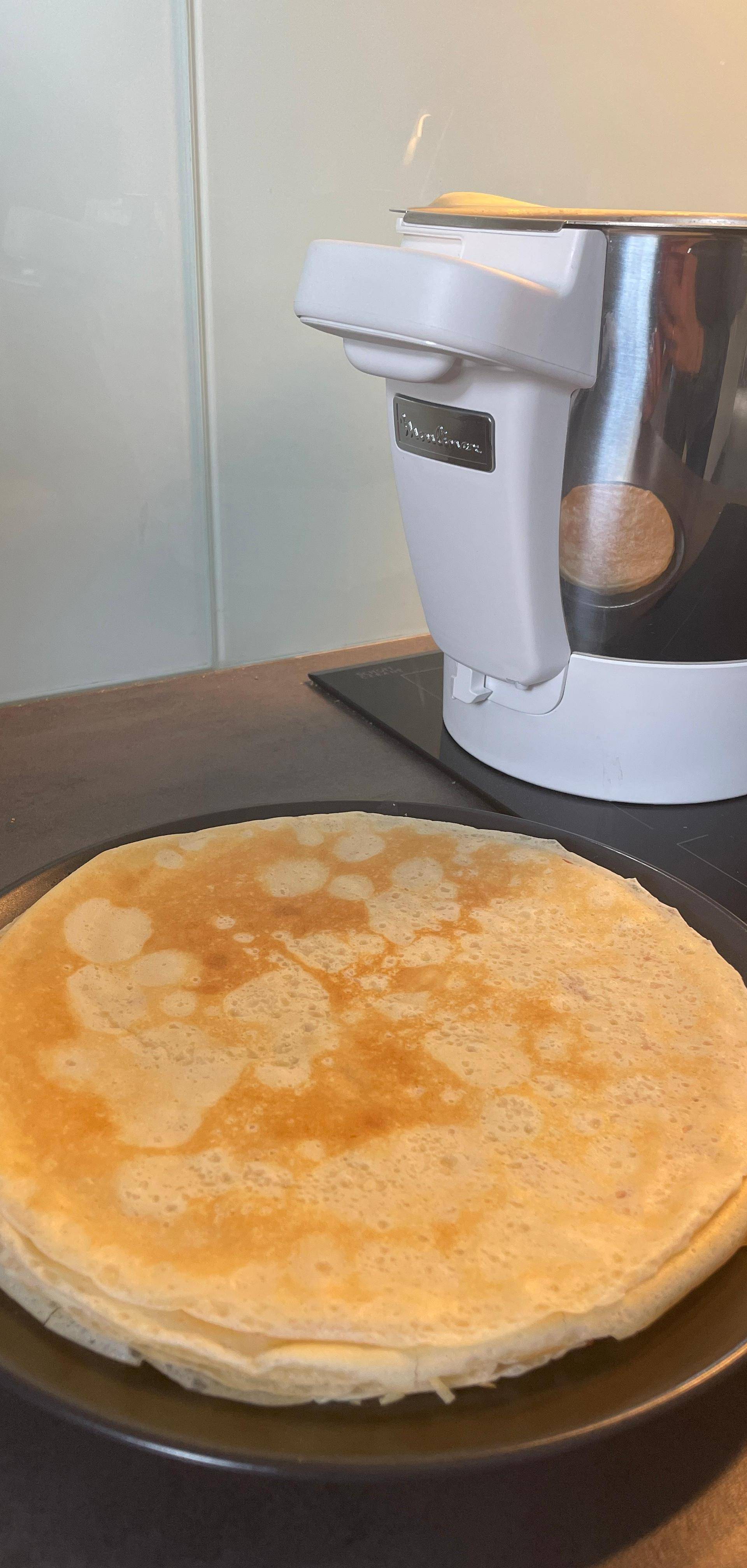 Crêpes légères - Recette Companion Connect XL | Moulinex