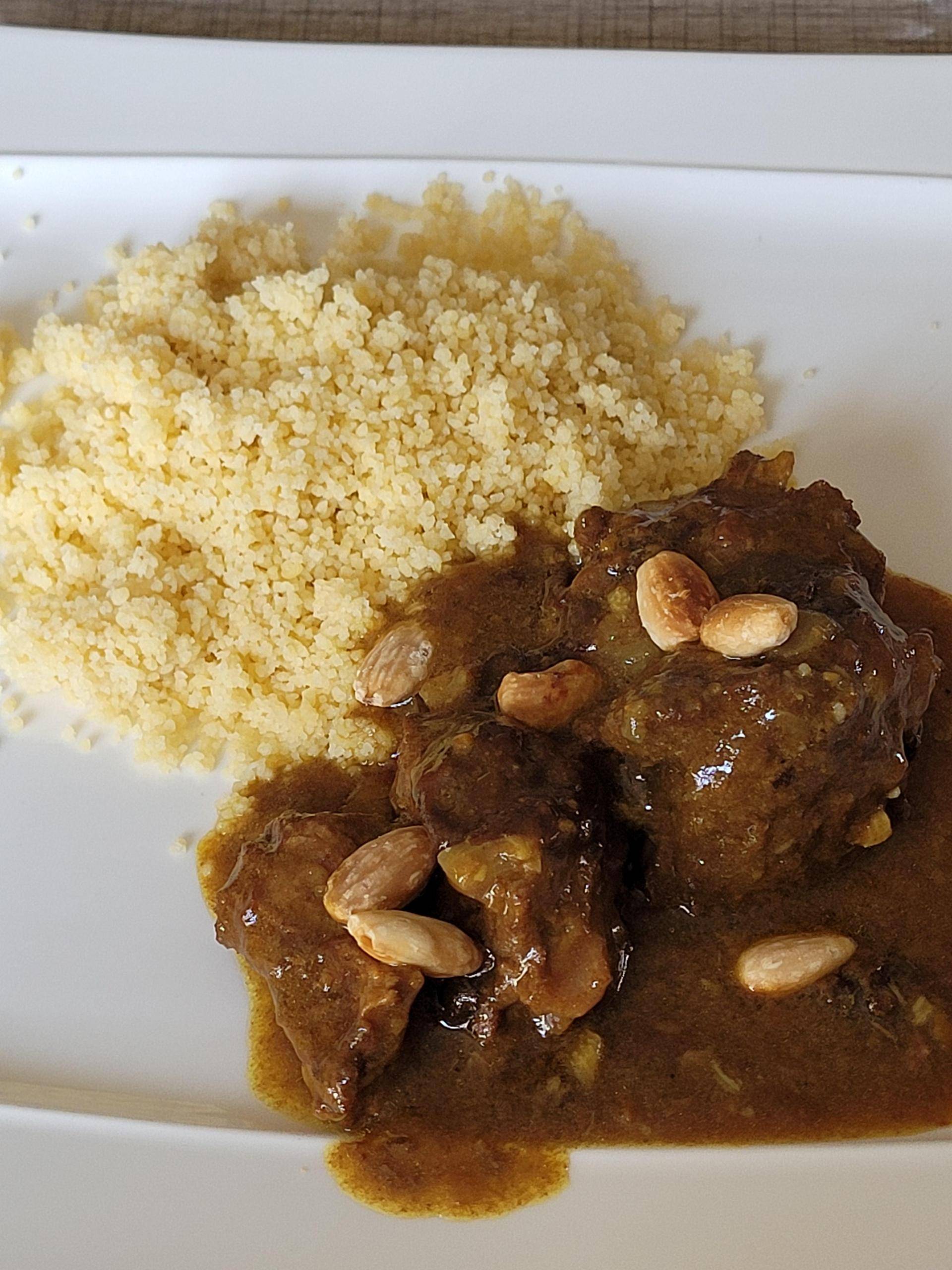 Tajine d'agneau aux pruneaux et amandes - Recette Cookeo V3 | Moulinex