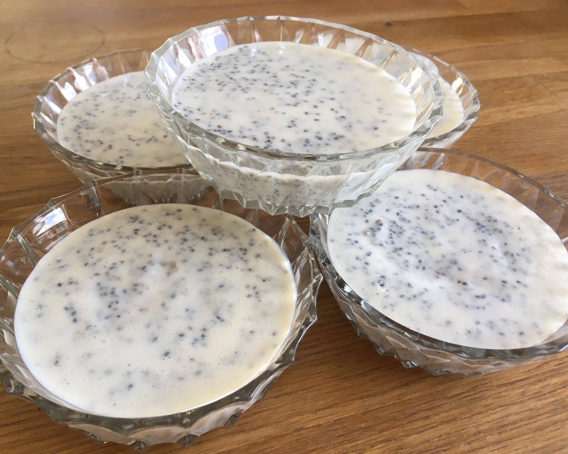 Pudding de graines de chia au kefir de lait - Recette Companion Connect XL | Moulinex