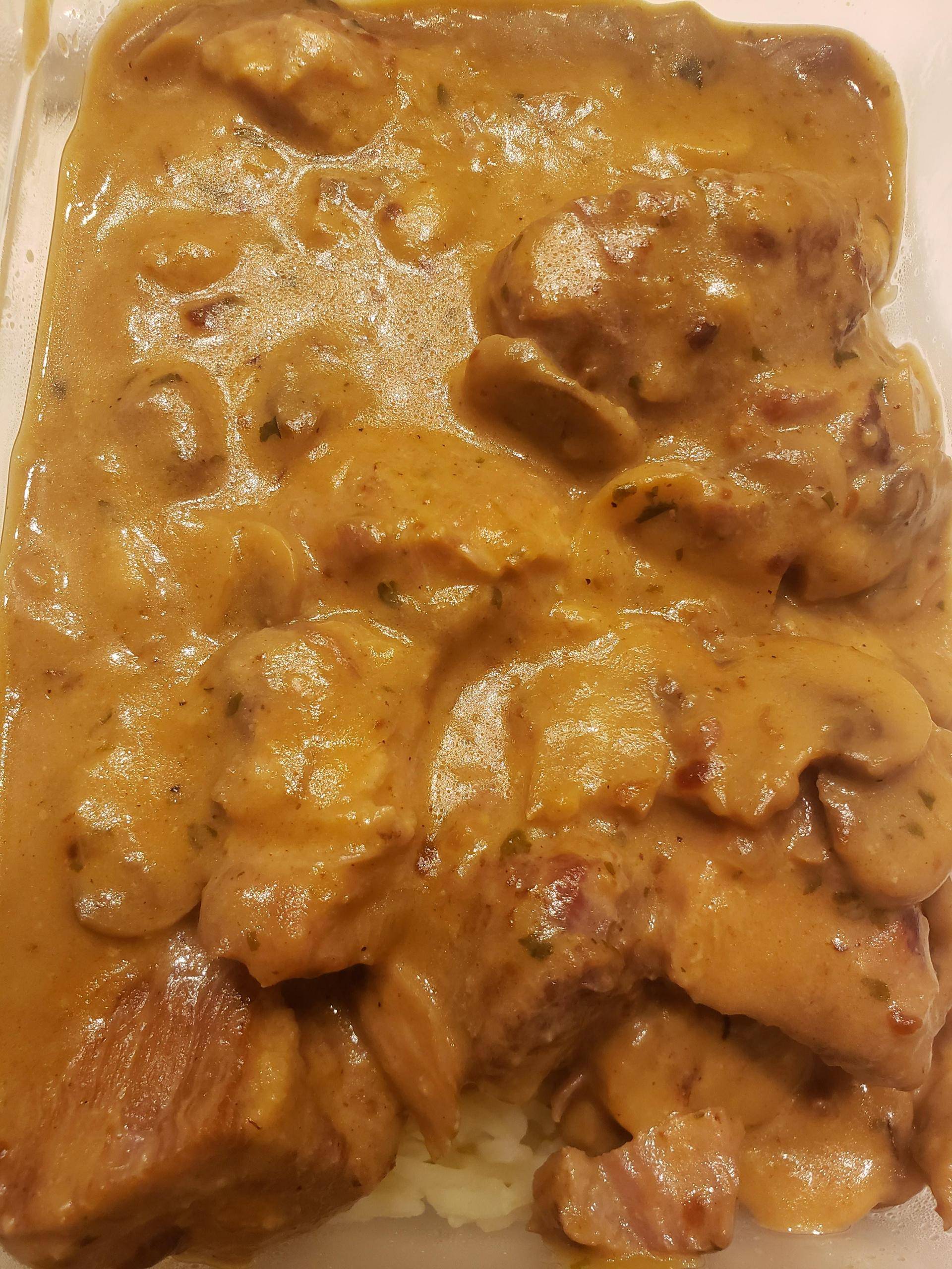 Sauté de porc à la moutarde et champignons - Recette Cookeo | Moulinex