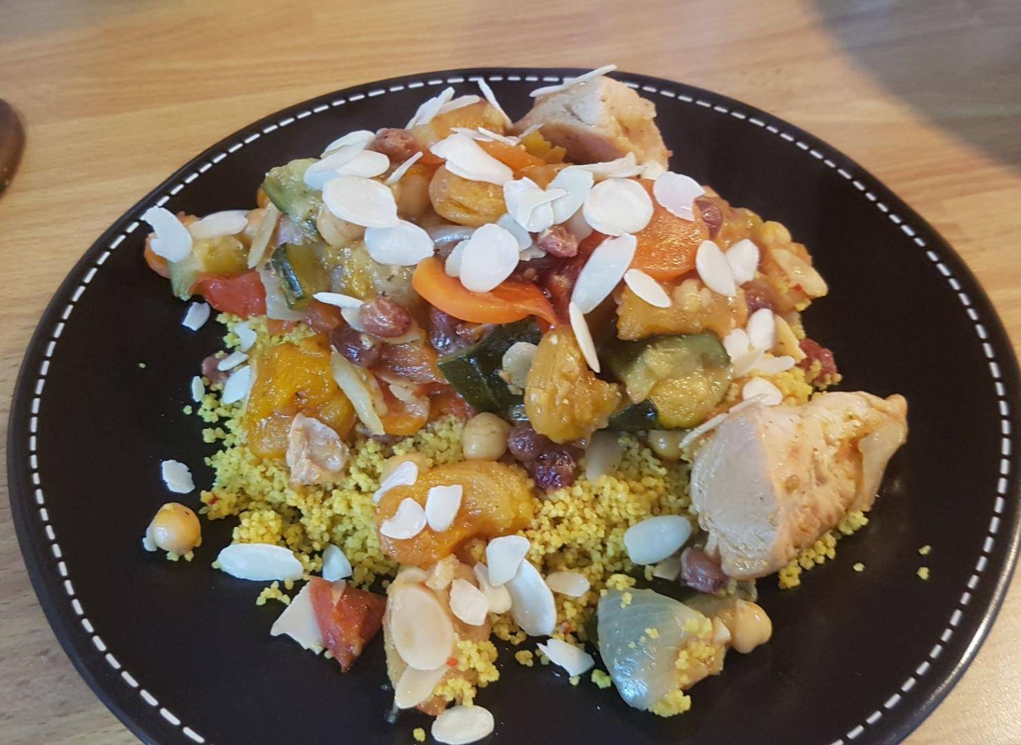 Tajine poulet abricot amande - Recette Cookeo | Moulinex