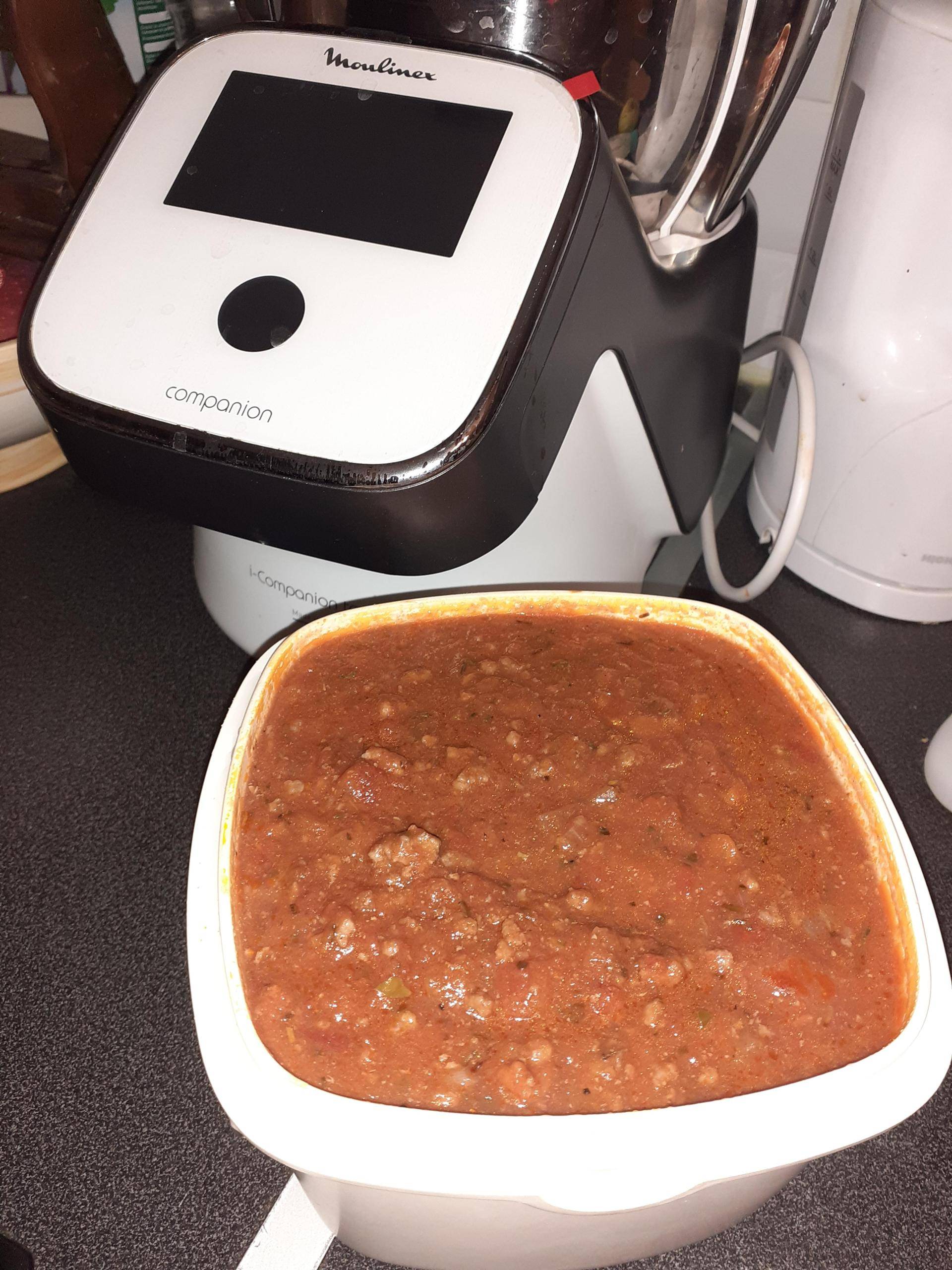 Sauce bolognaise de Manu - Recette Companion Connect XL | Moulinex