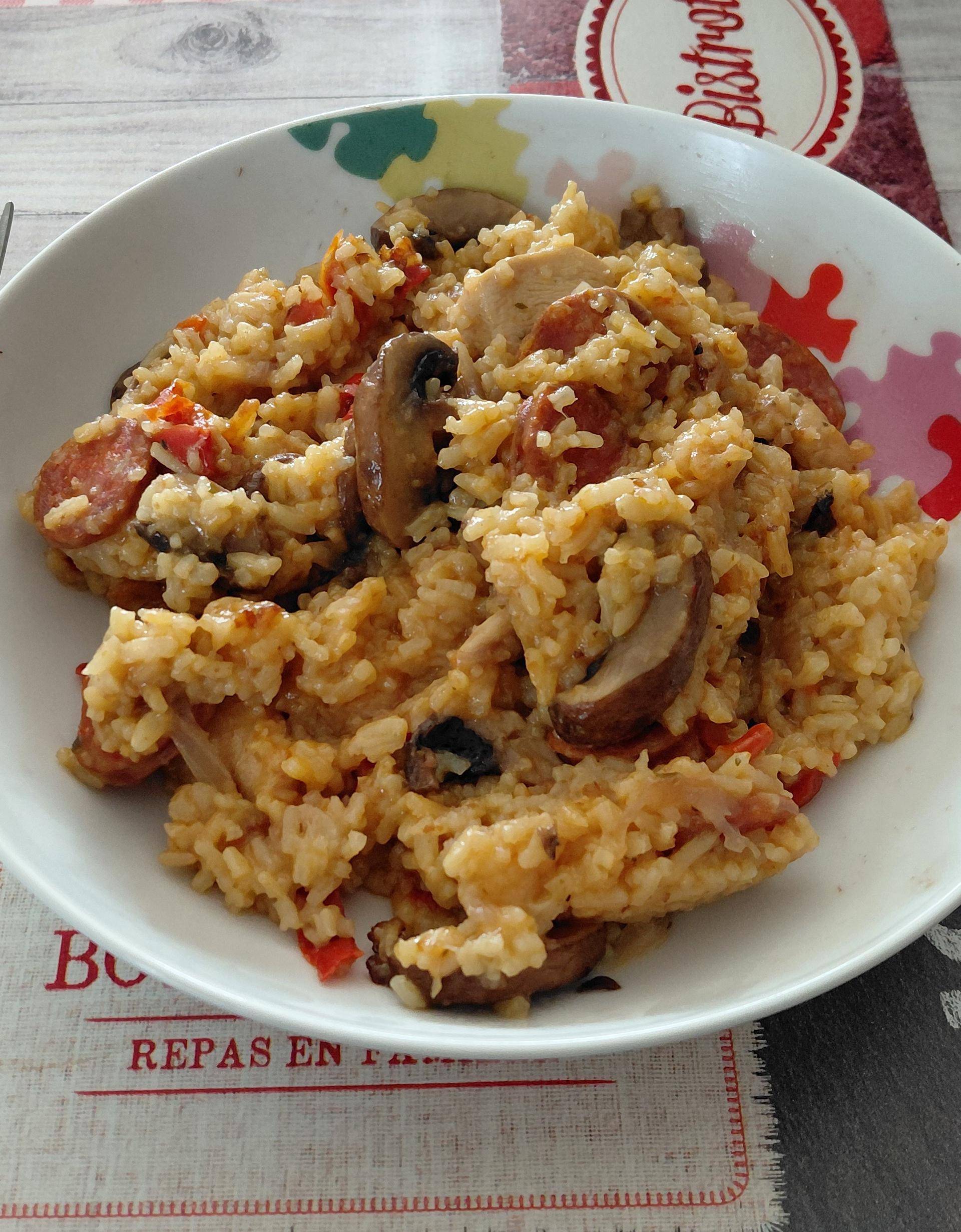 Risotto poulet chorizo de Laurène - Recette Cookeo V3 | Moulinex