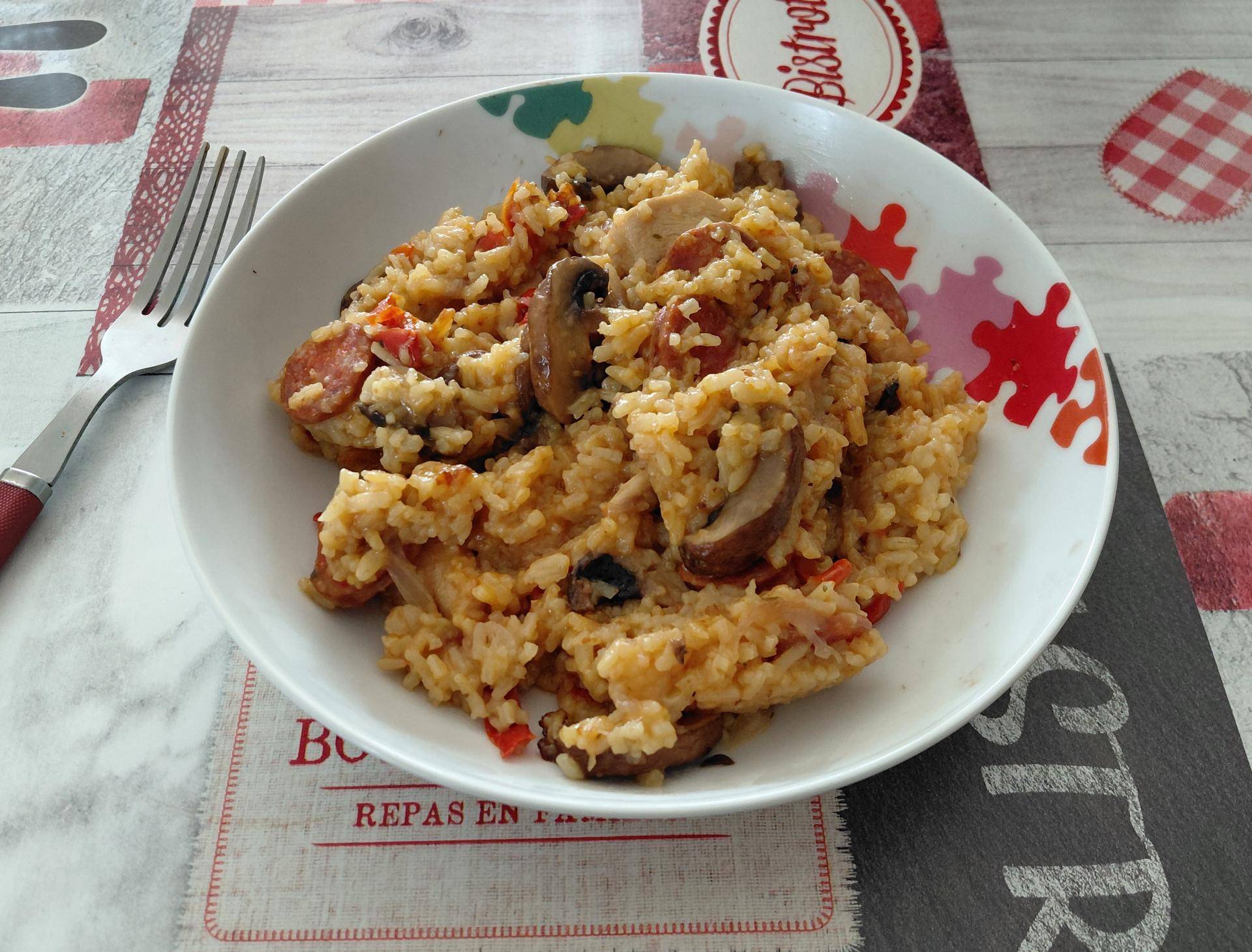 Risotto poulet chorizo de Laurène - Recette Cookeo V3 | Moulinex