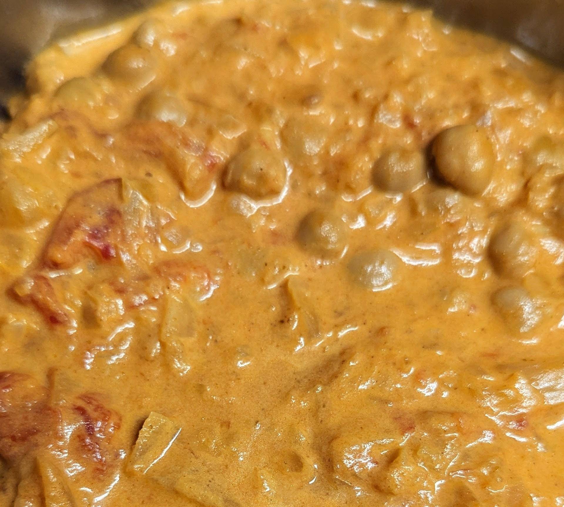 Curry de pois chiches au lait de coco - Recette Companion Connect XL | Moulinex