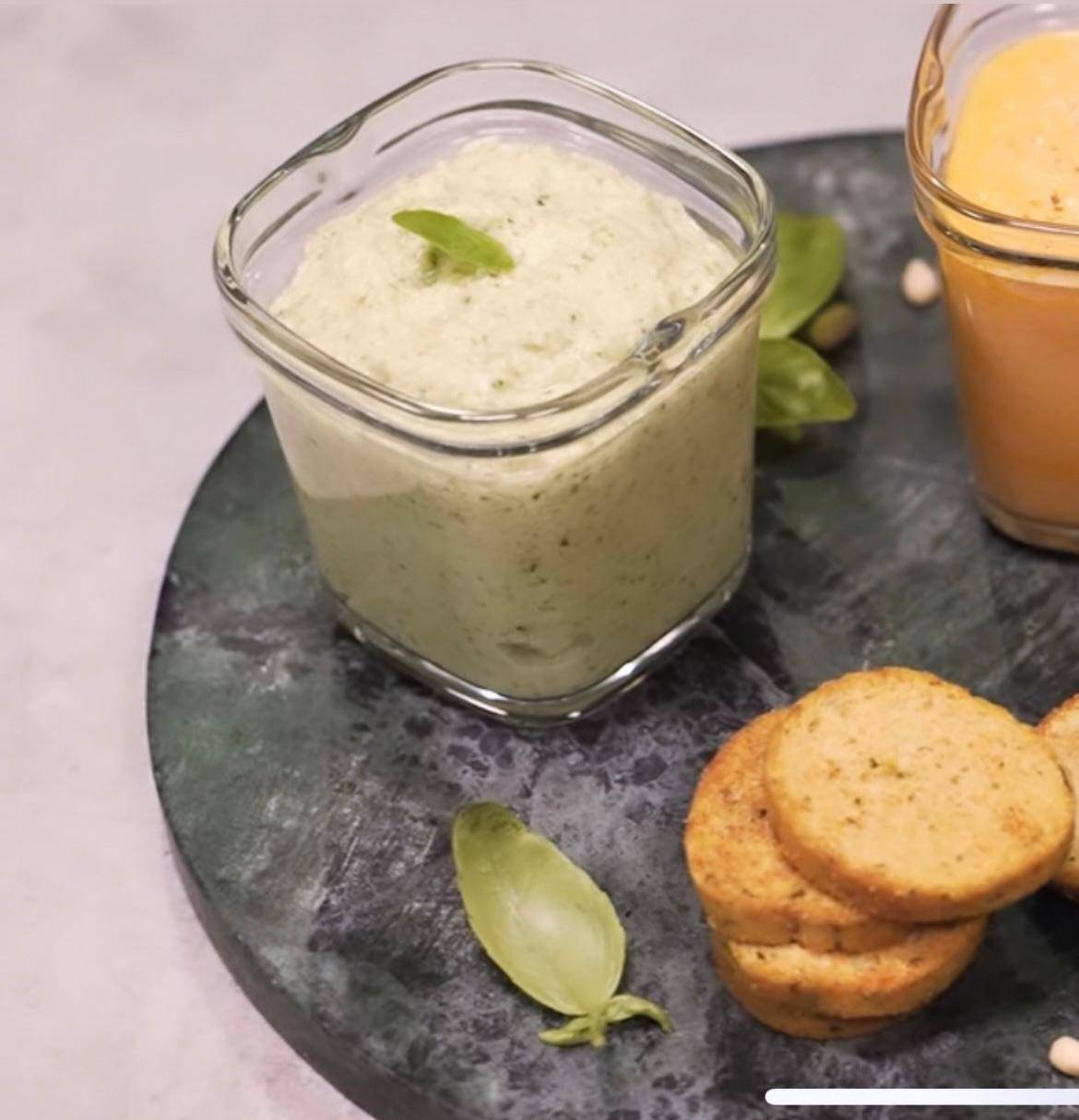 Pesto de courgette - Recette Companion Connect XL | Moulinex