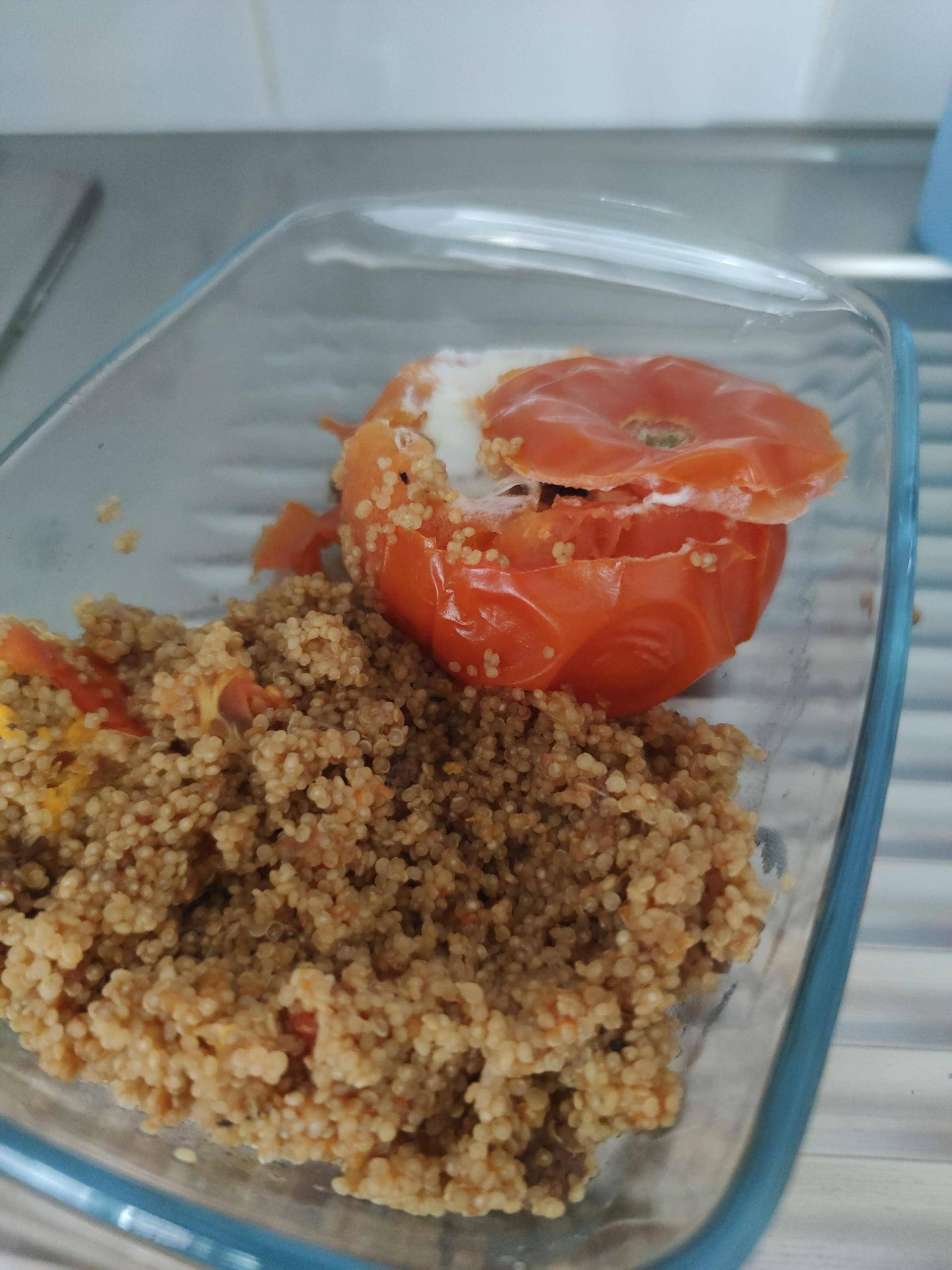 Tomates farcies aux oeufs, et son quinoa - Recette Cookeo | Moulinex