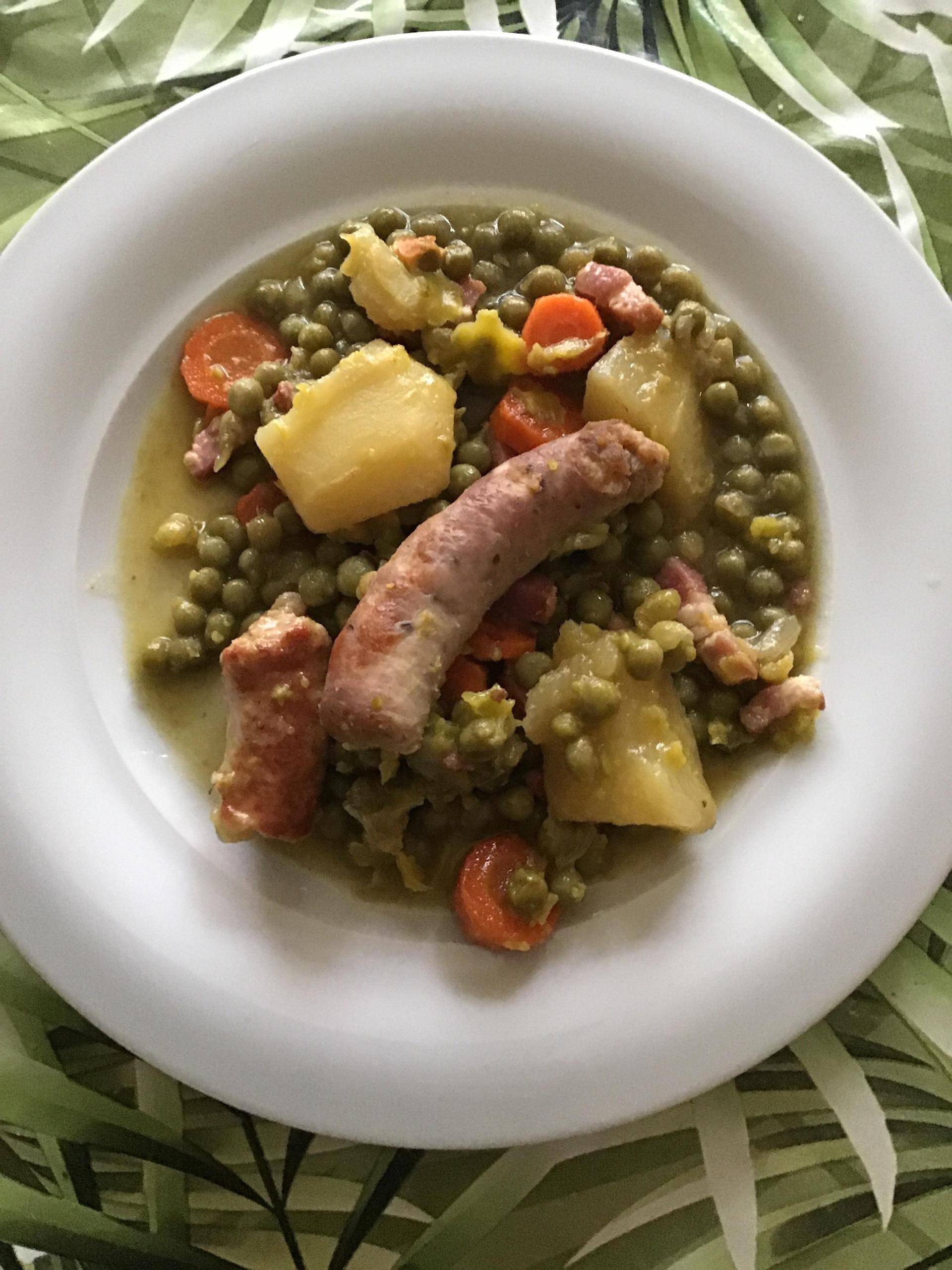 Petits pois saucisse - Recette Cookeo | Moulinex