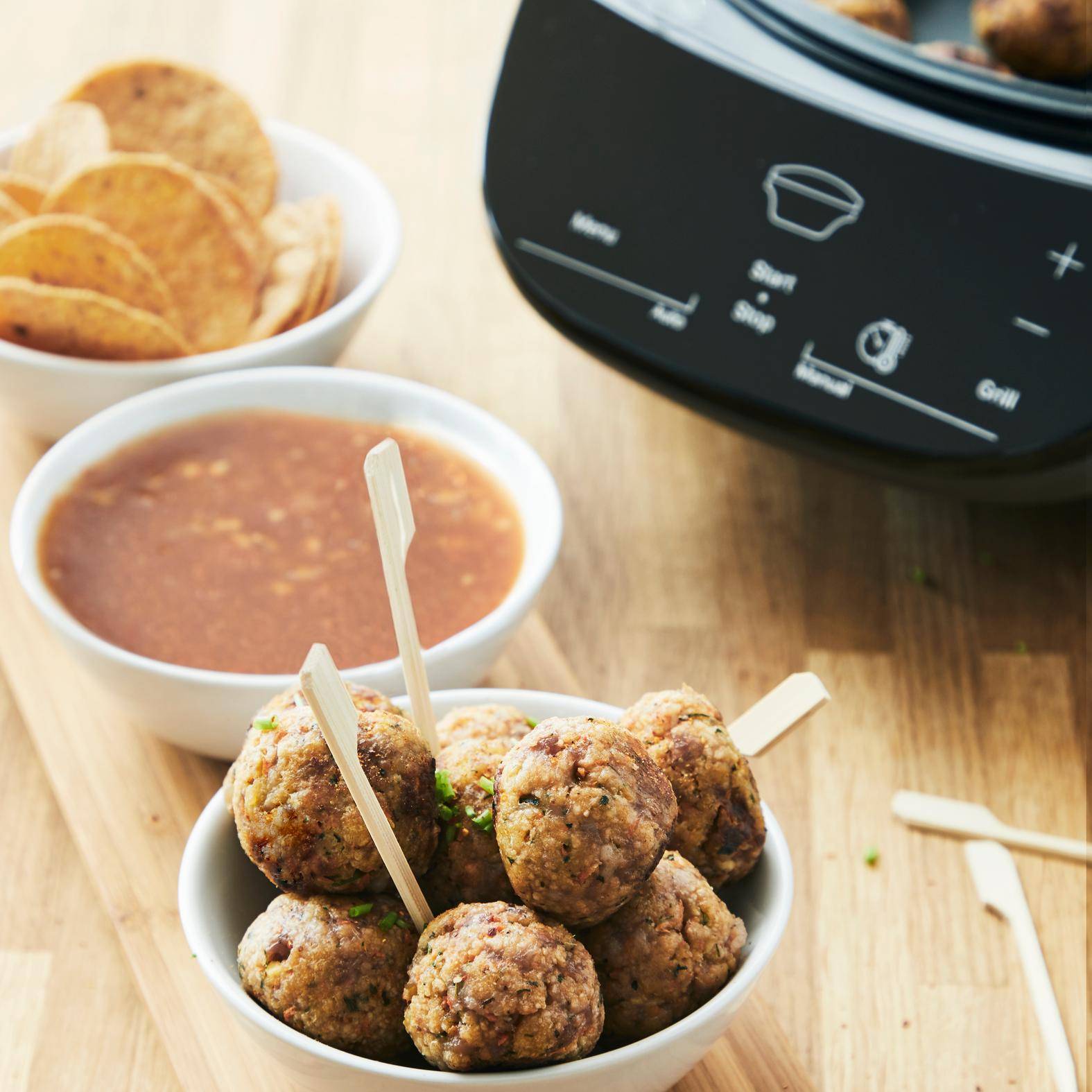 Boulettes de porc sauce aigre douce - Recette Cook'in One | Moulinex