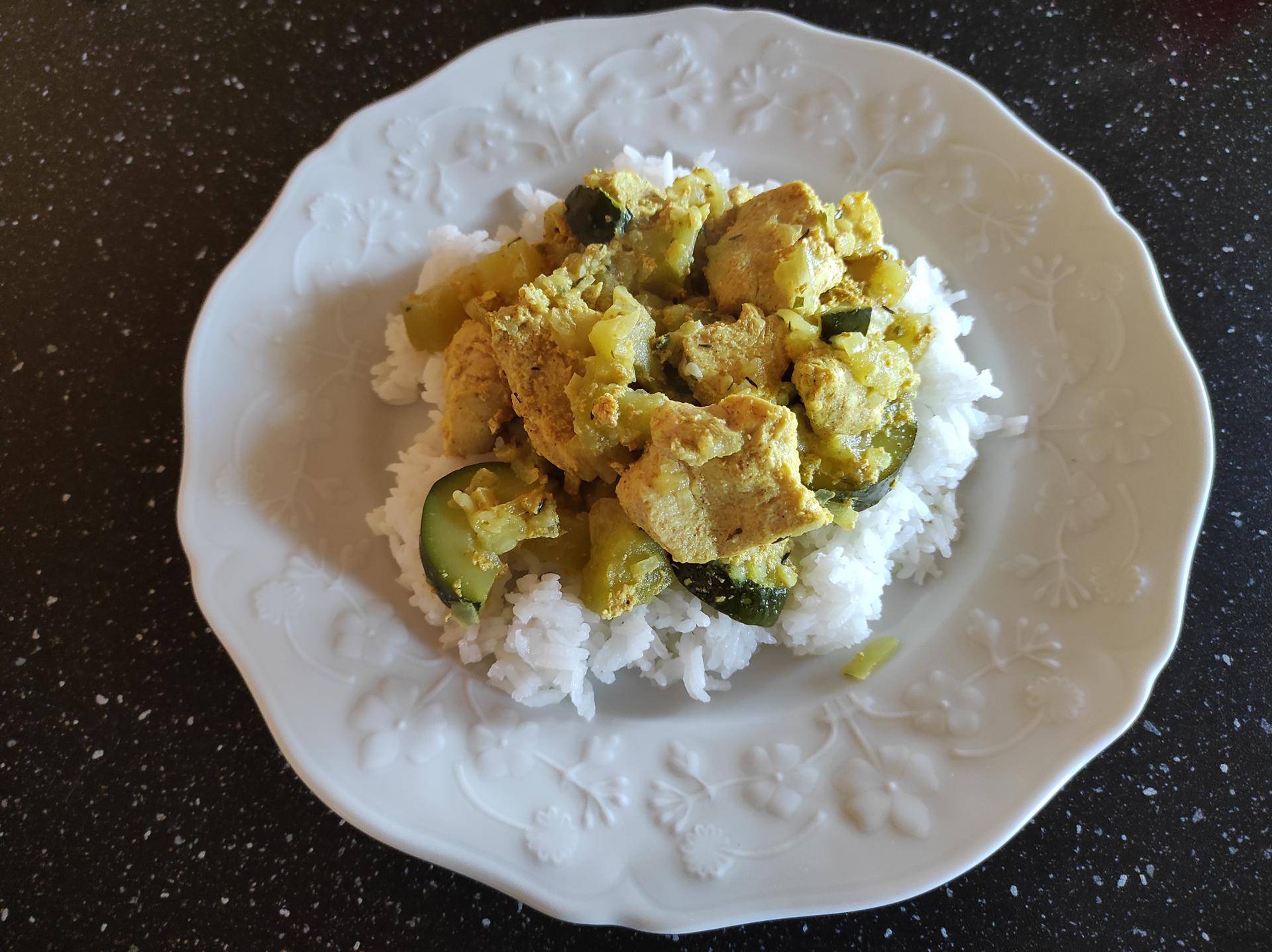 Colombo de poulet mariné - Recette Cookeo | Moulinex