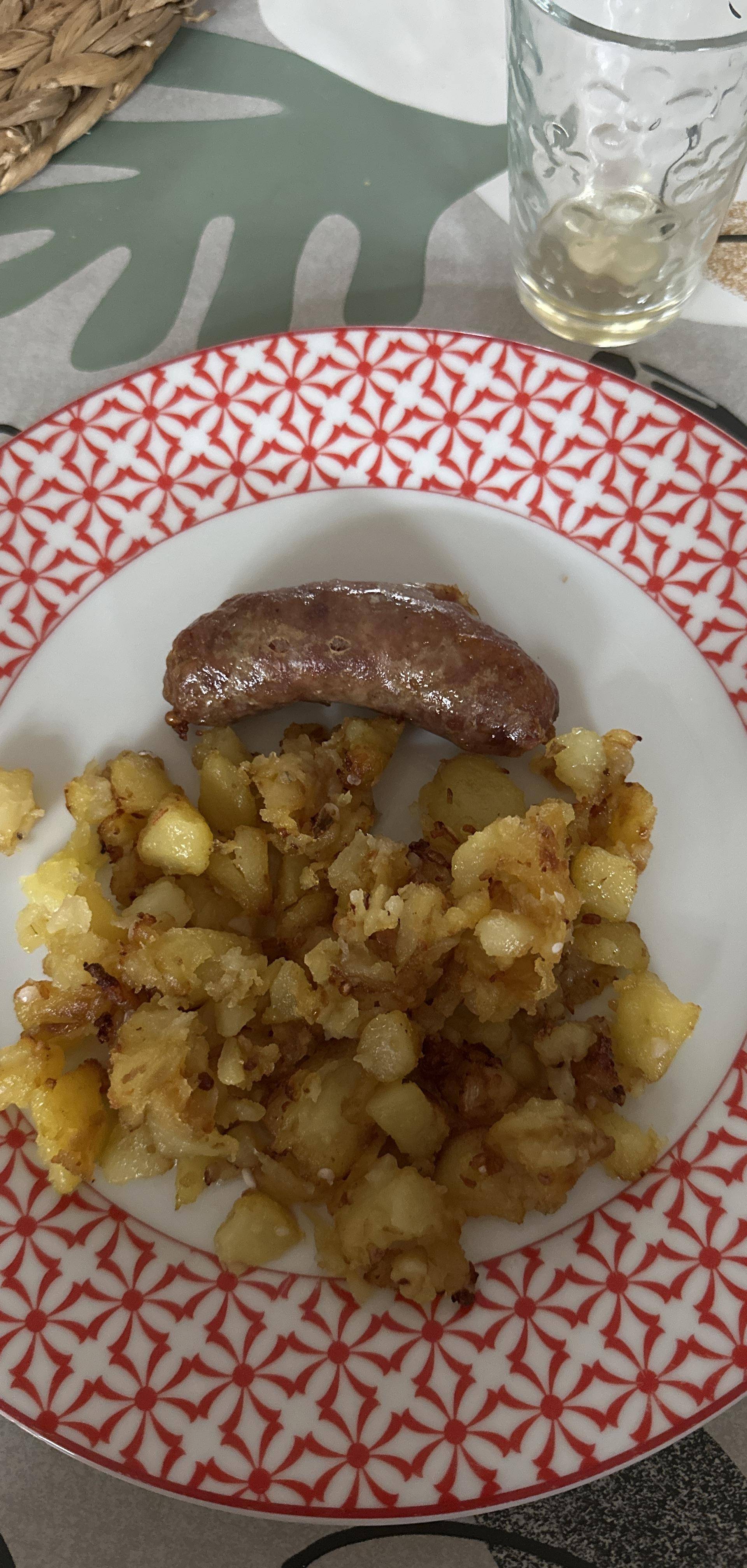 Pomme de terre et saucisses de Toulouse sautées - Recette Cookeo | Moulinex
