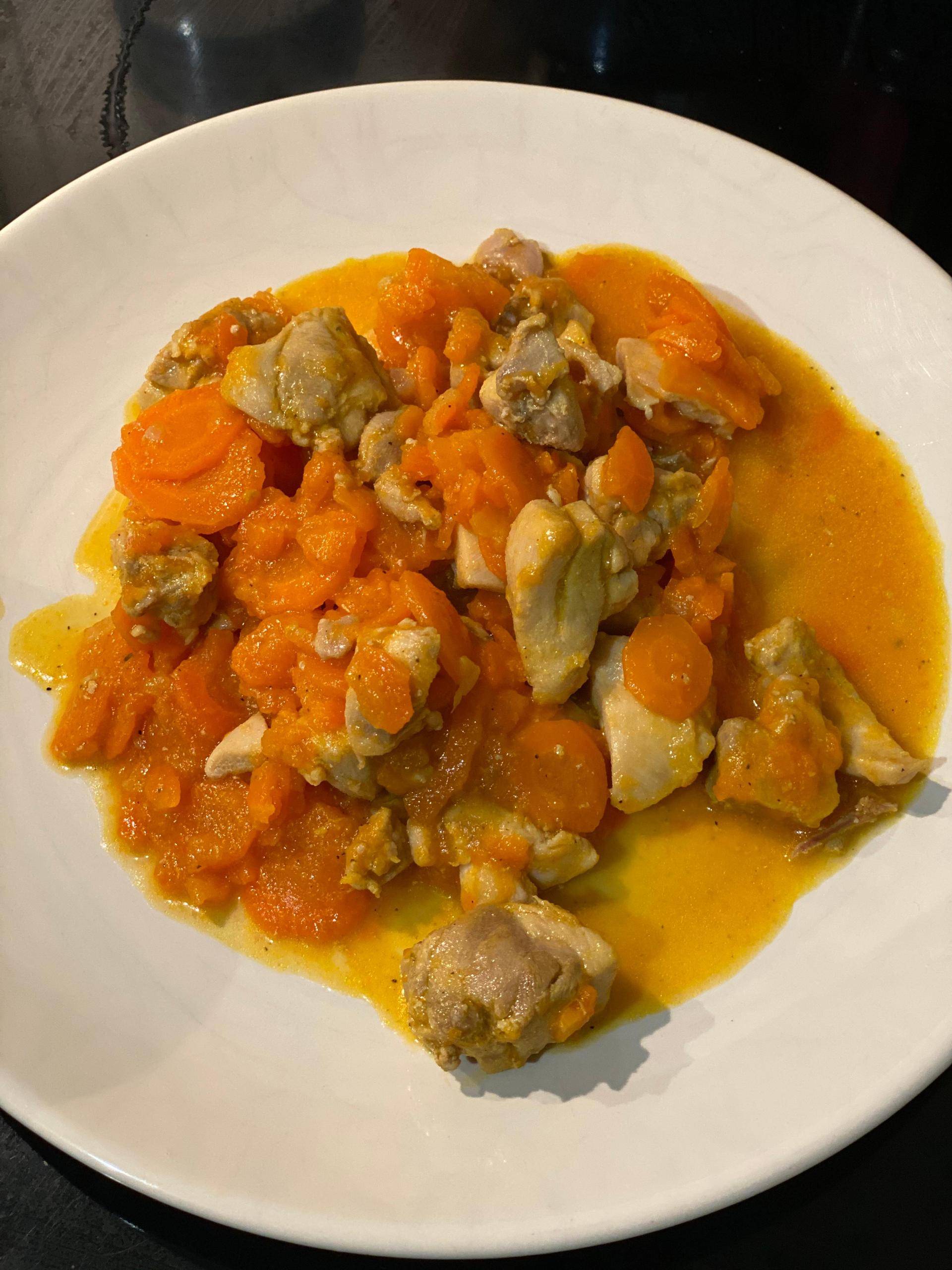 Sauté dinde carotte - Recette Companion Connect | Moulinex