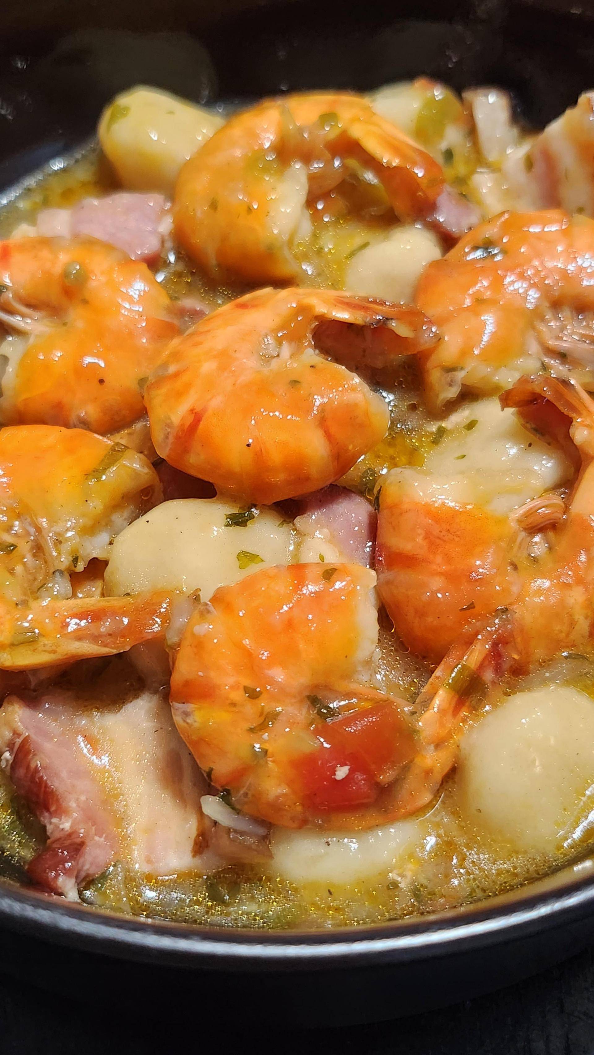 Dombrés crevettes et lard - Recette Cookeo V3 | Moulinex