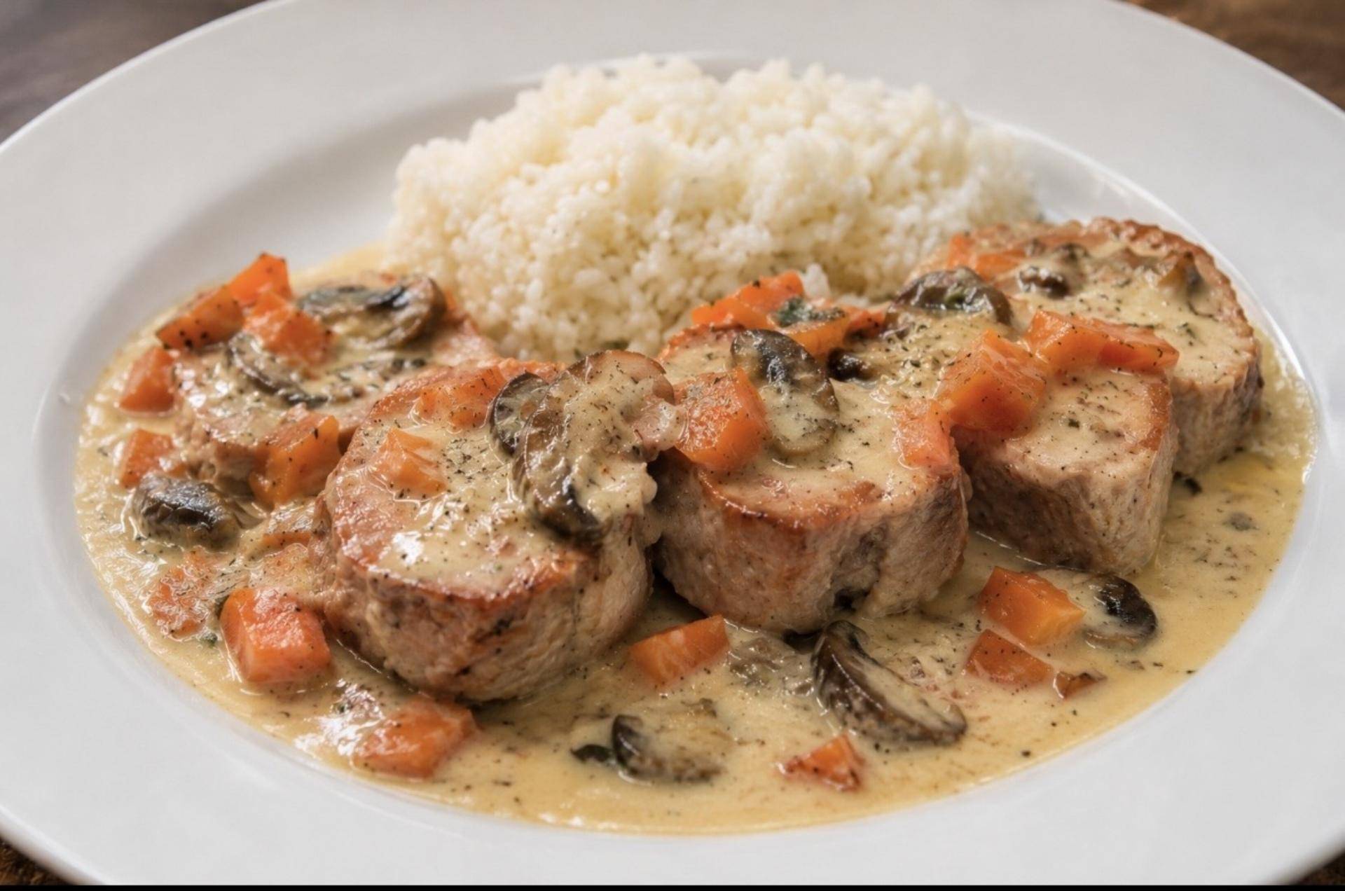 Filet mignon champignons carottes vin blanc crème - Recette Cookeo 9in1 | Moulinex