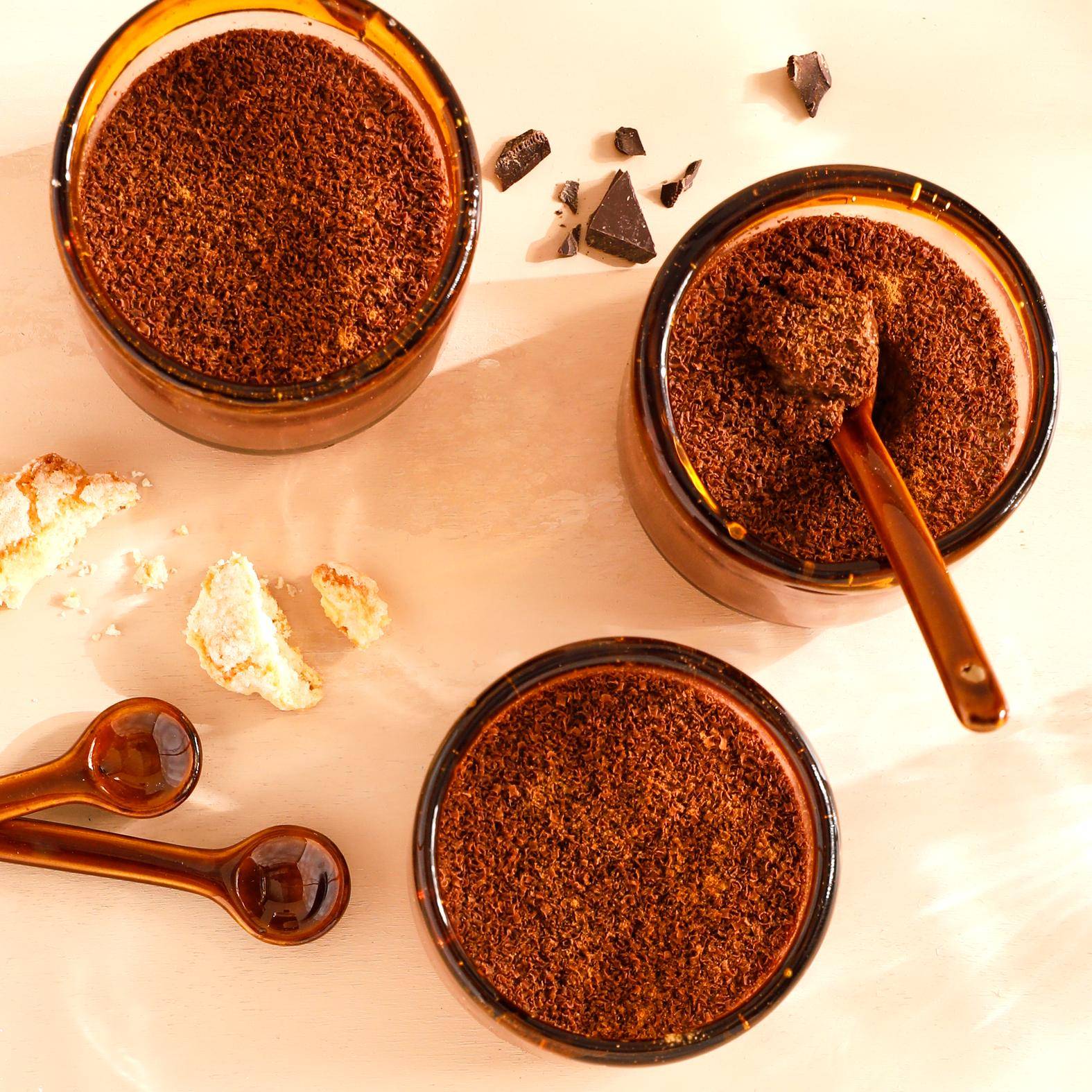 Petites crèmes au chocolat à la cannelle - Recette Perfectmix Cook | Moulinex