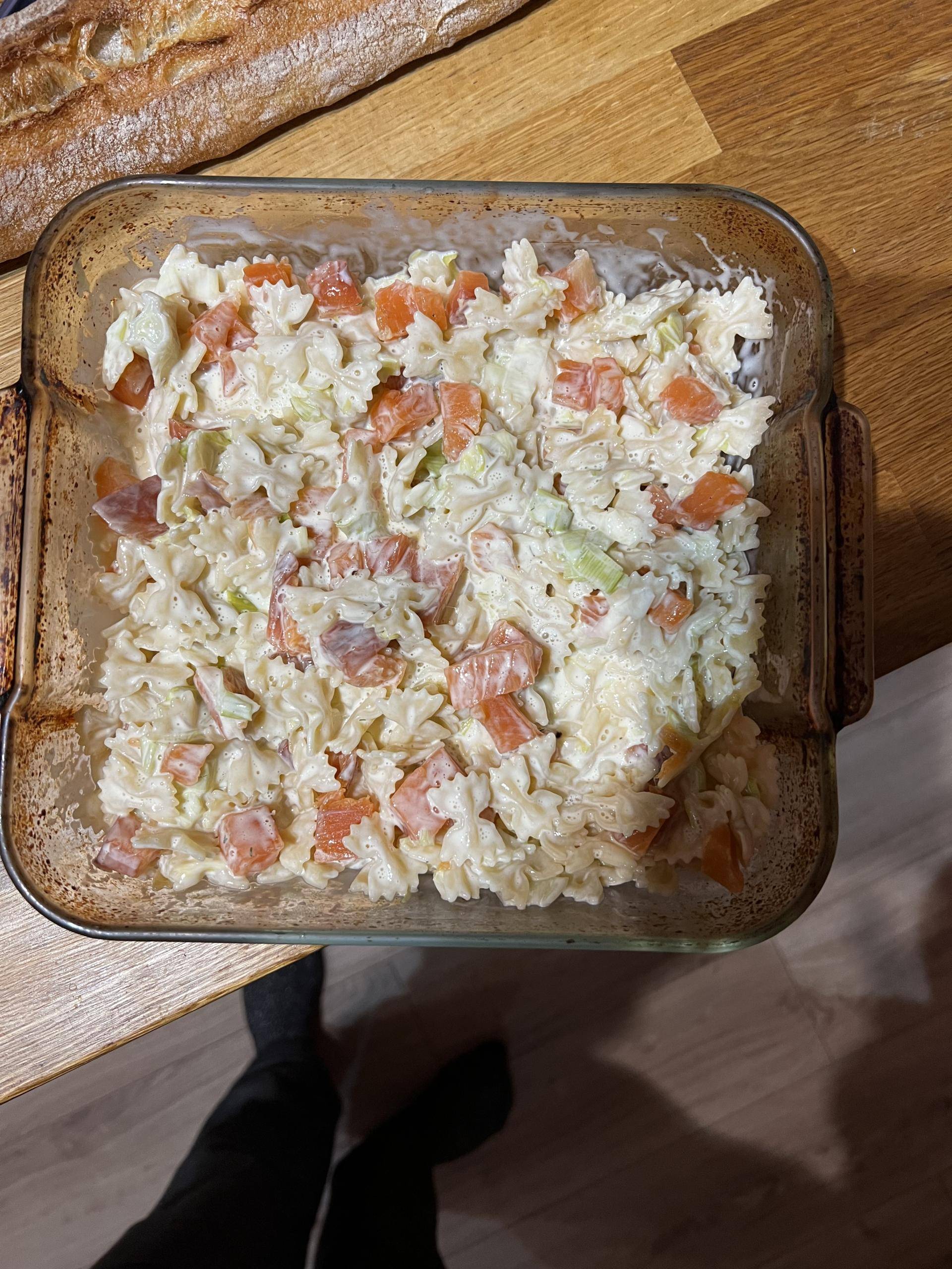 Mini farfale saumon poireaux - Recette Cookeo Infinity Autostir | Moulinex