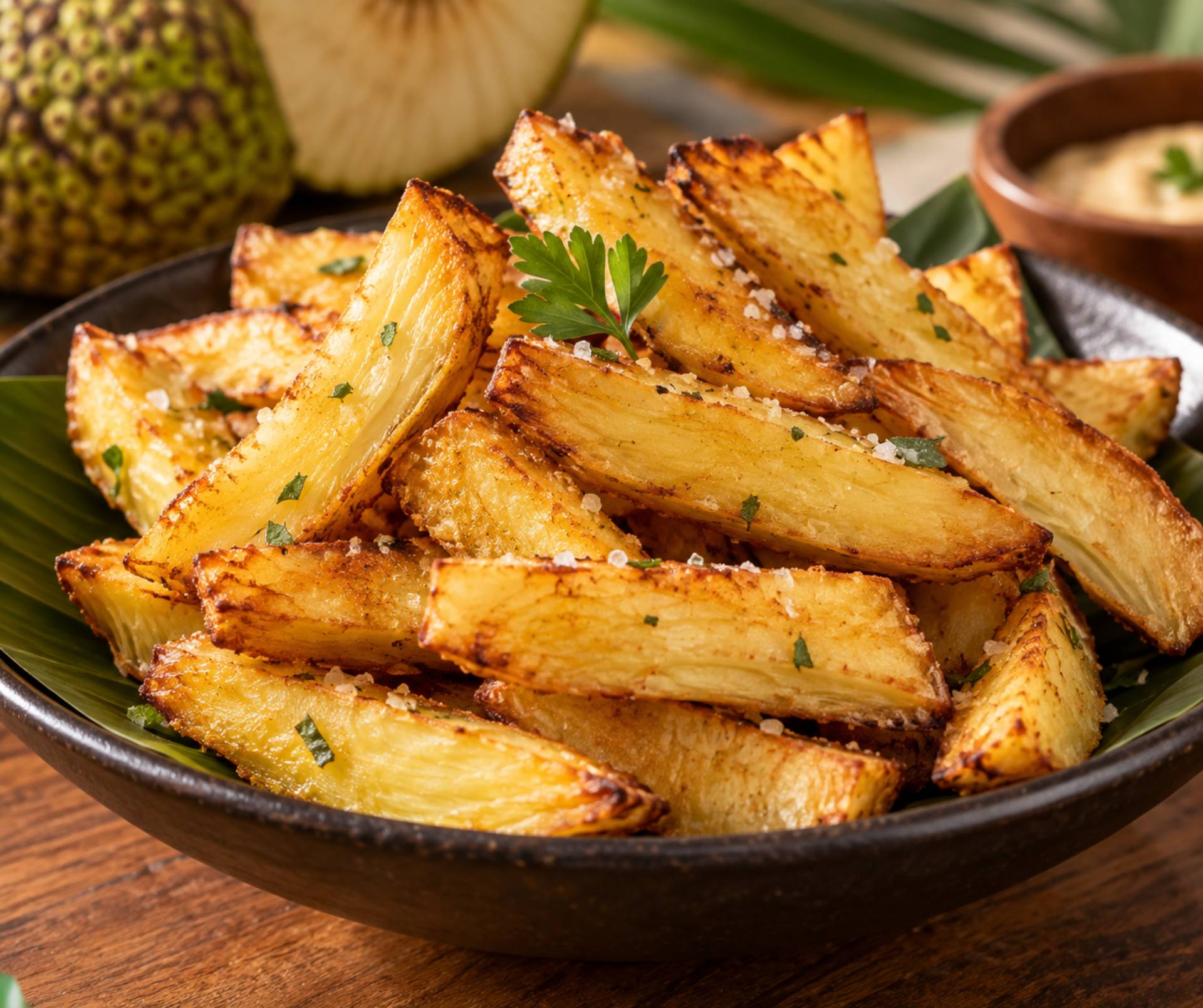 Frites de fruit à pain croustillantes - Recette Cookeo Infinity 16in1 | Moulinex