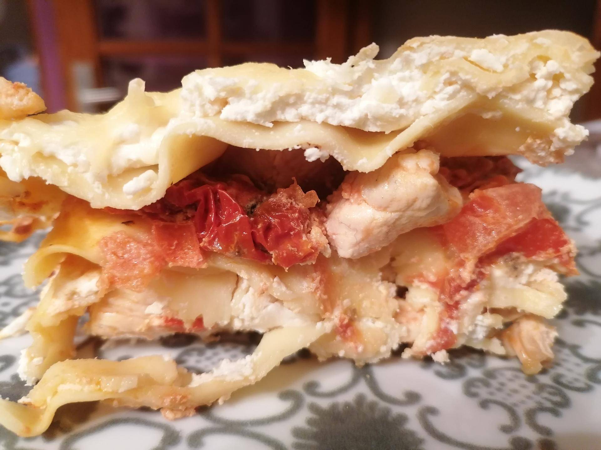 Lasagnes poulet ricotta tomates séchées - Recette Cookeo | Moulinex
