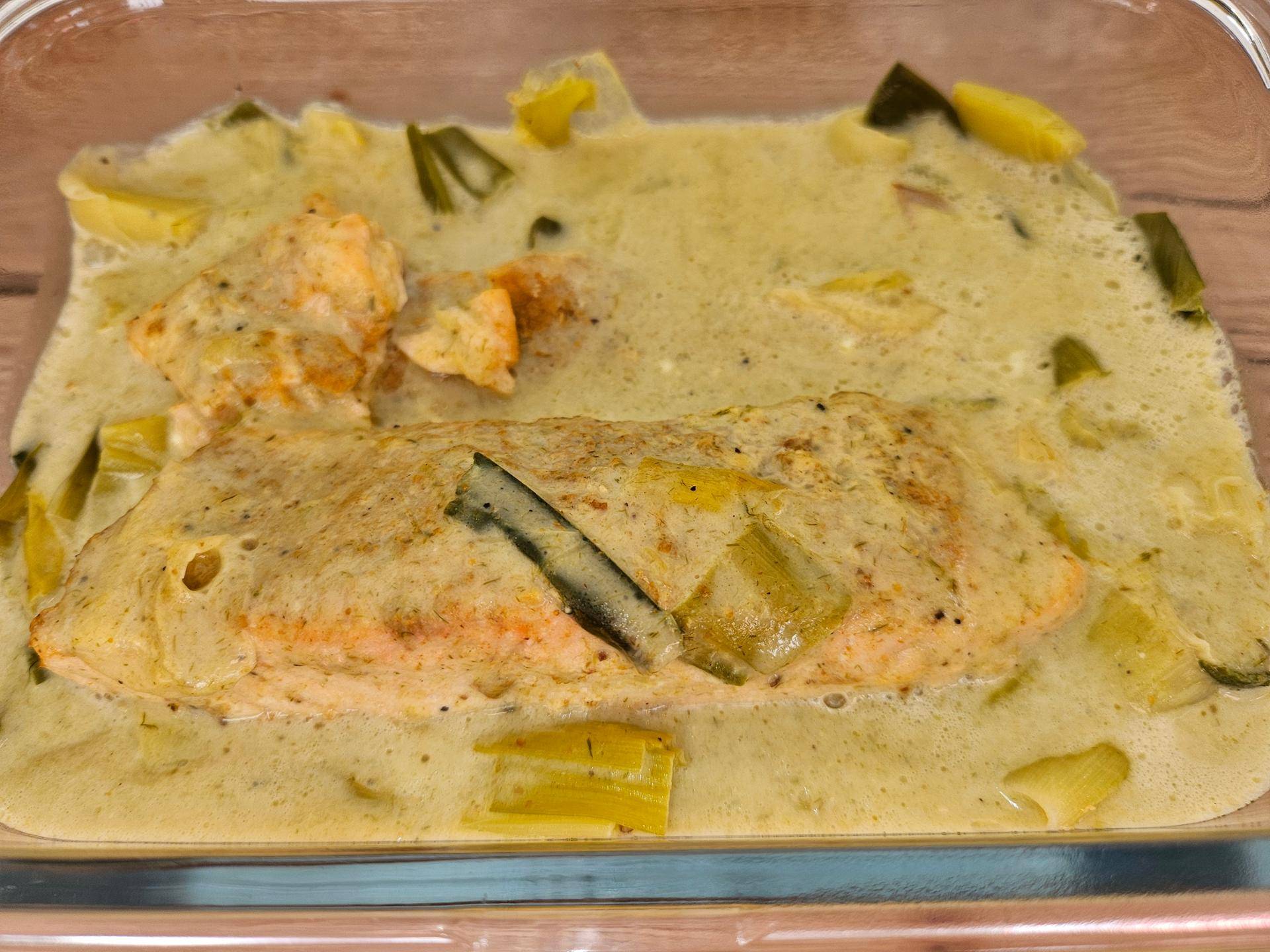 Pavés de saumon et poireaux - Recette Cookeo V3 | Moulinex