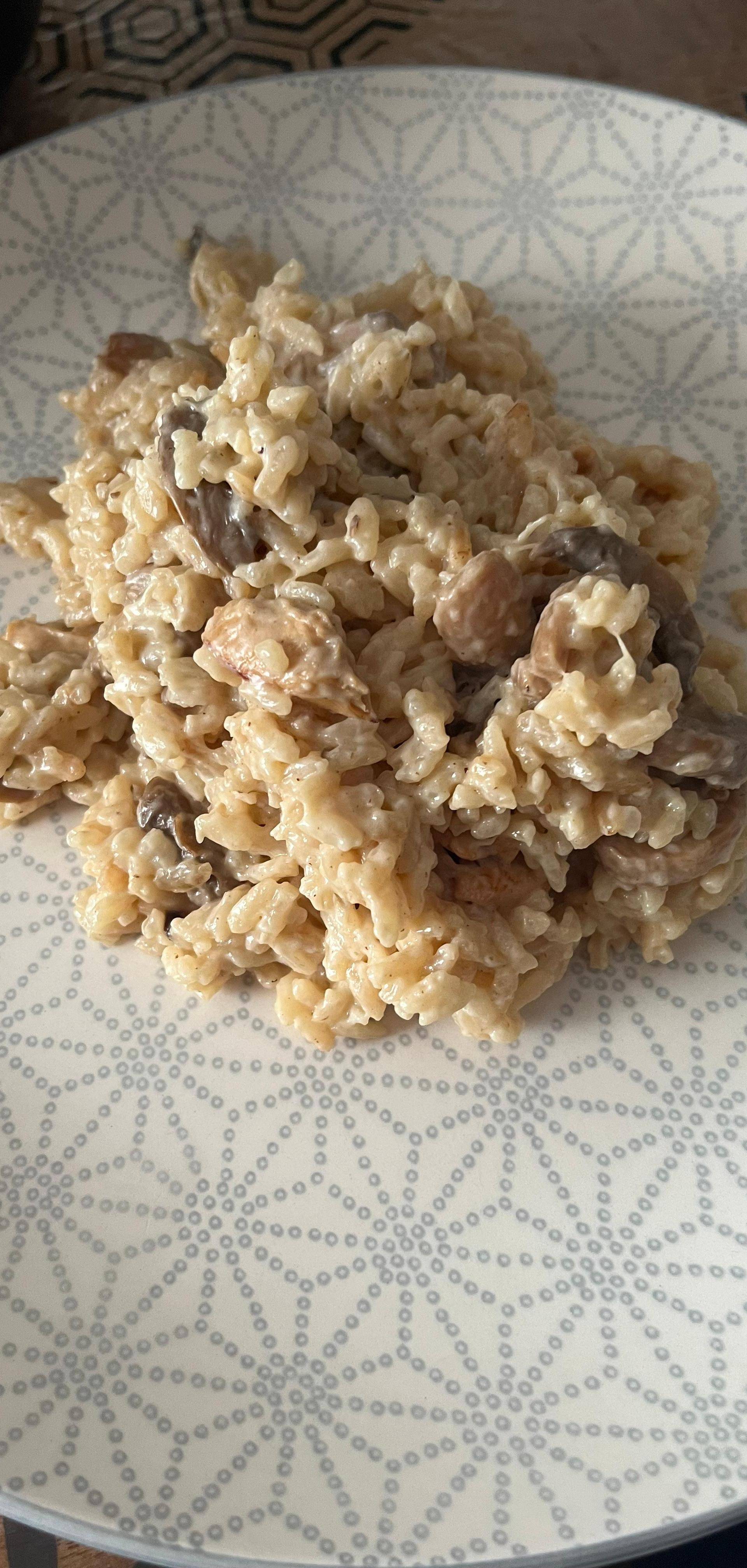 Risotto champignons poulet - Recette Cookeo | Moulinex