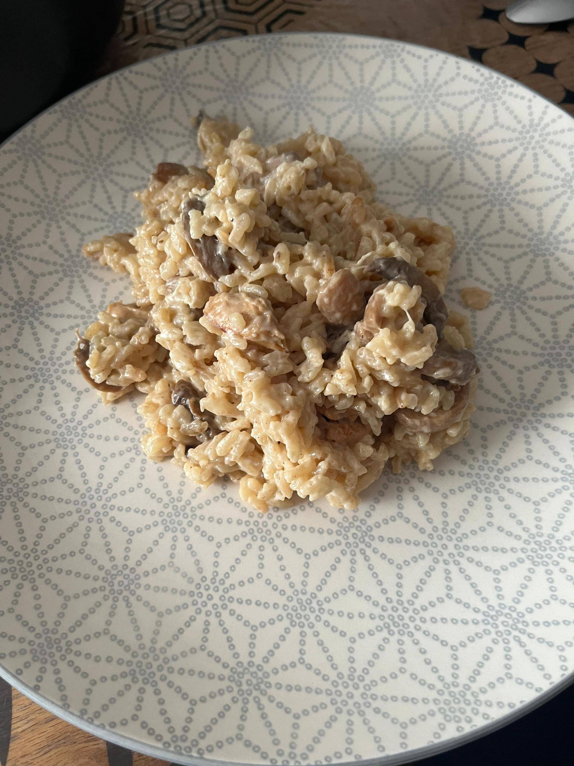 Risotto poulet champignons - Recette Cookeo | Moulinex