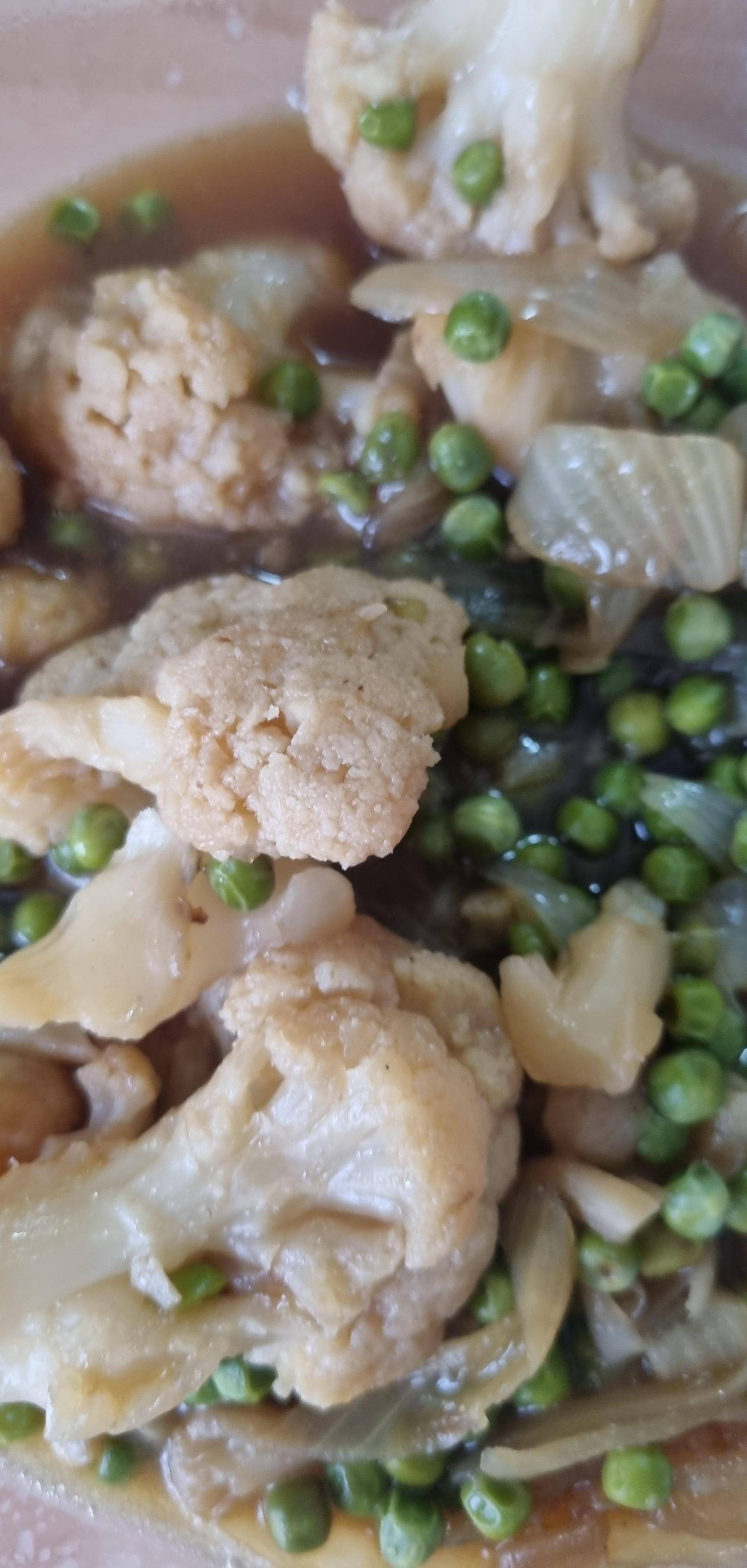 Choux-fleurs et pois chiches au curry (rapide) - Recette Cookeo | Moulinex