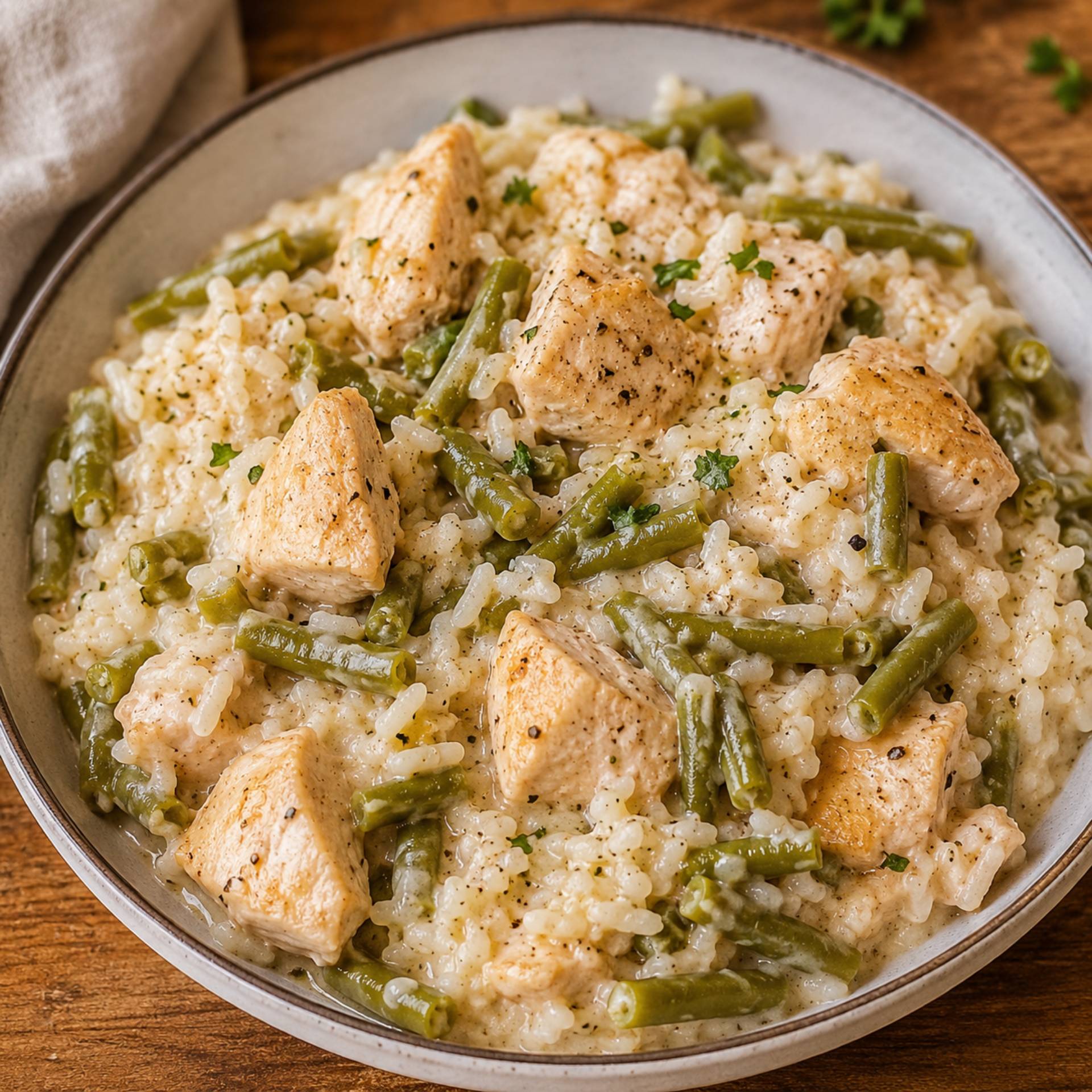 Poulet à la crème, riz et haricots - Recette Cookeo 9in1 | Moulinex