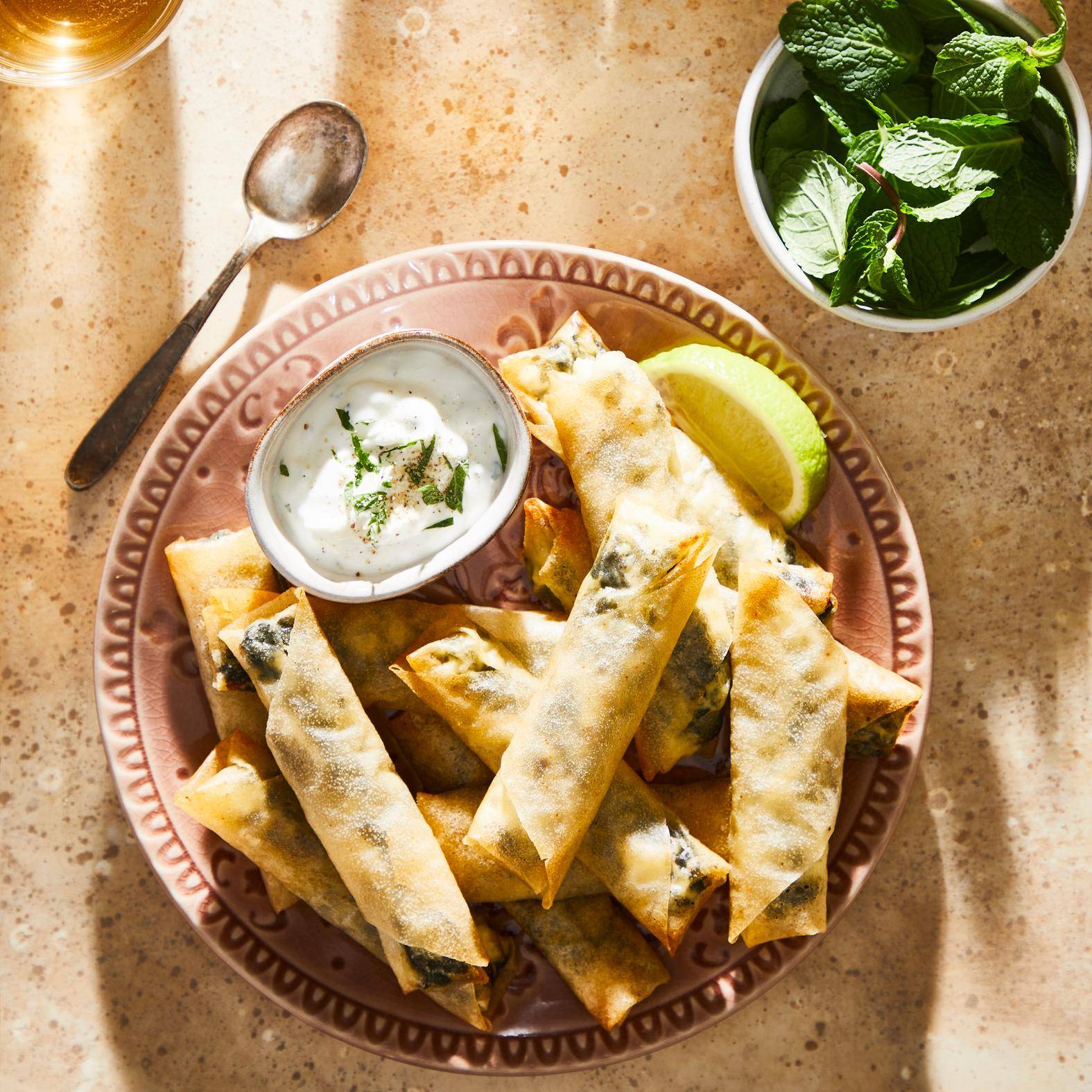 Cigares feta épinards - Recette Easy Fry Compact | Moulinex