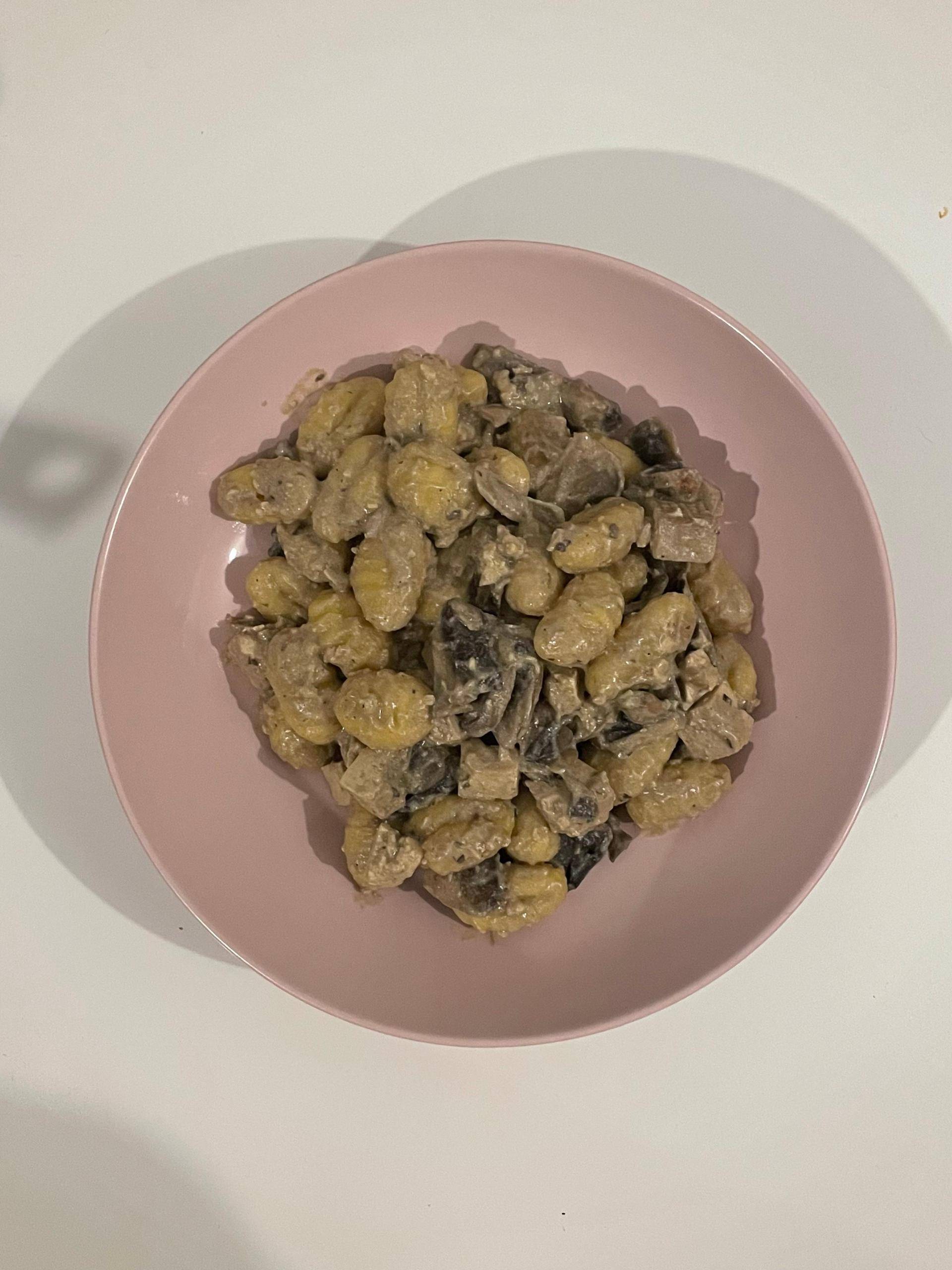 Gnocchis sauce champignon - tofu fumé - Recette Cookeo | Moulinex