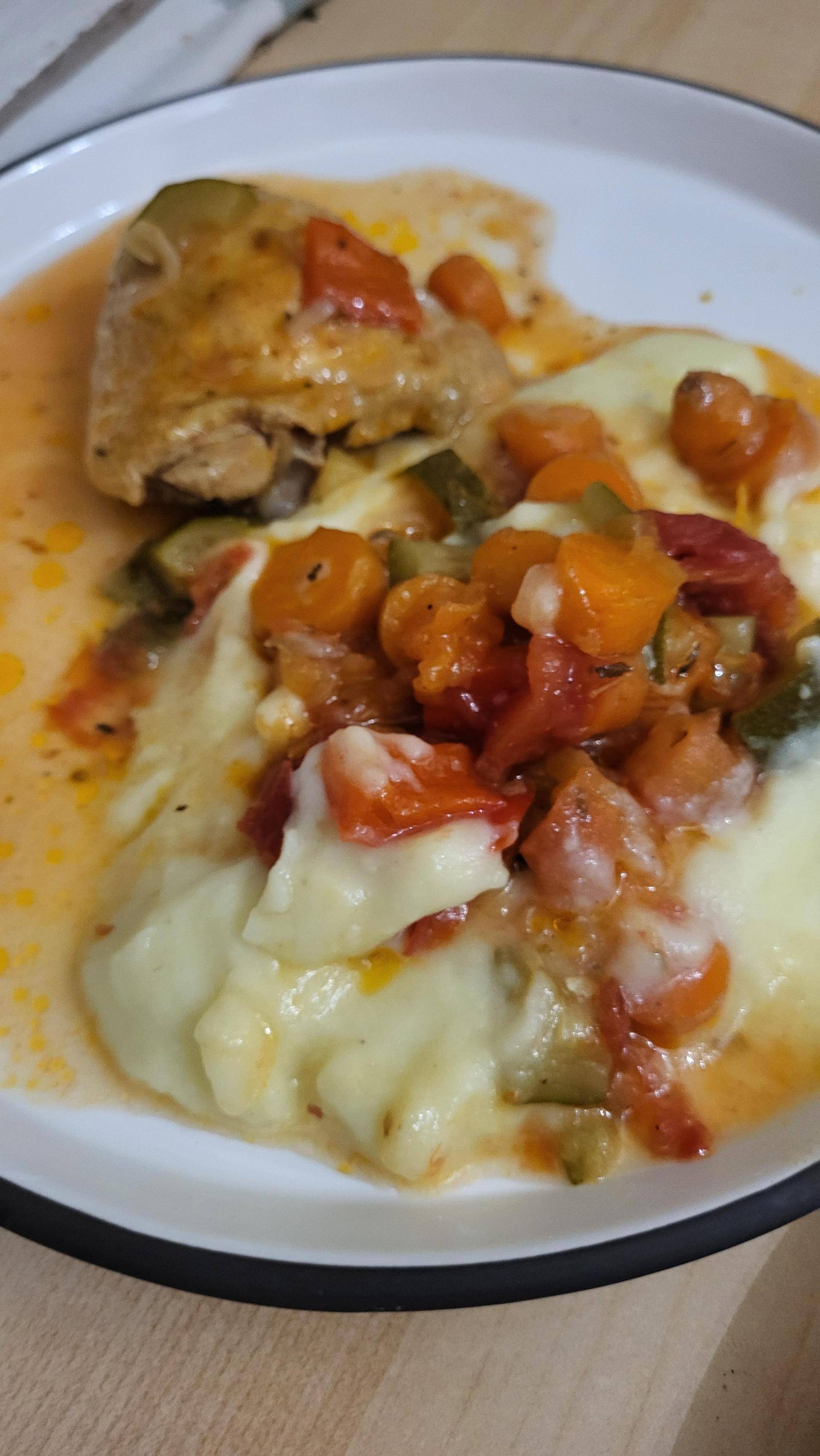 Haut de cuisse de poulet aux légumes - Recette Cookeo | Moulinex