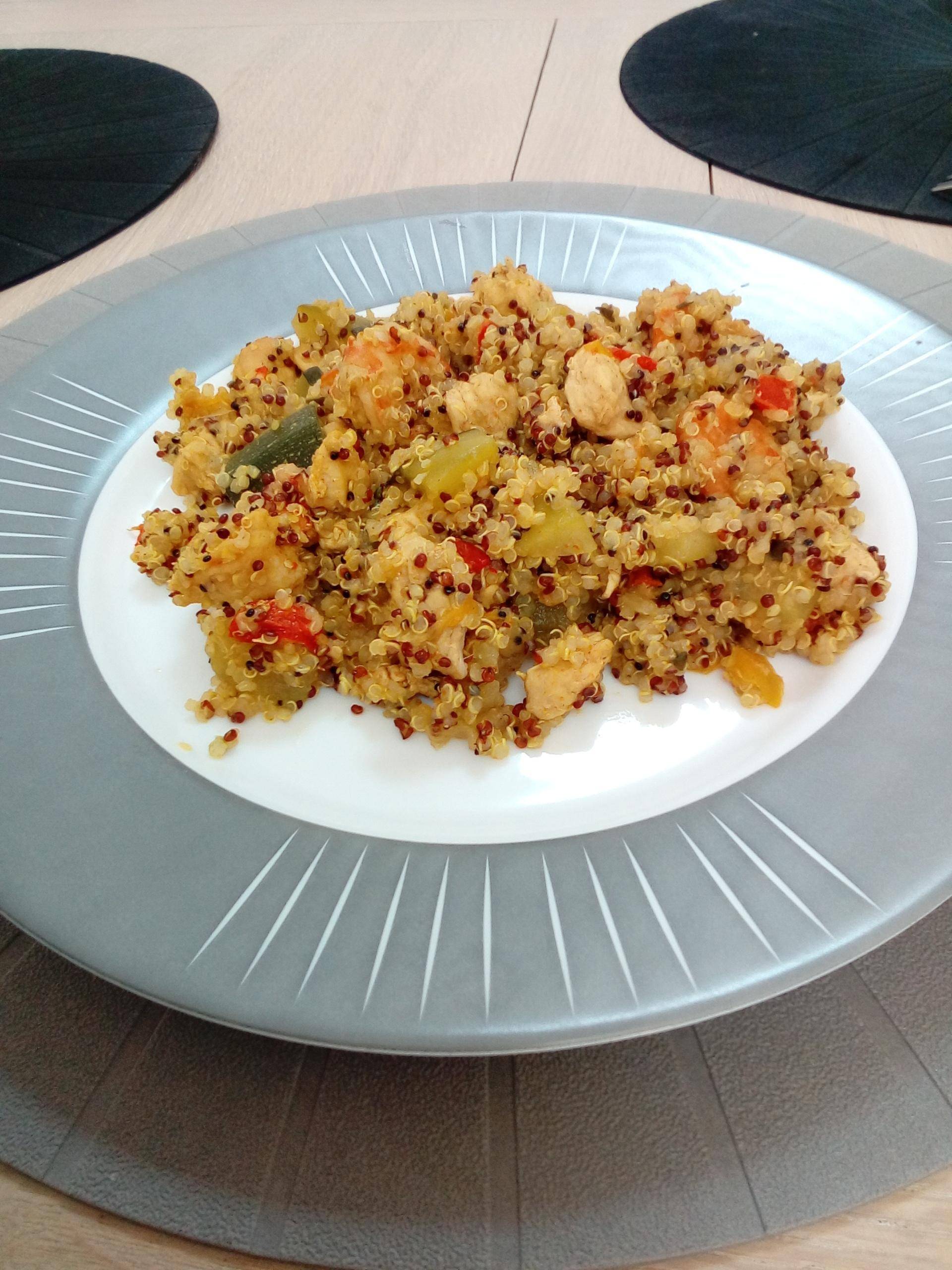 Quinoa et courgettes en poêlée - Recette Cookeo | Moulinex