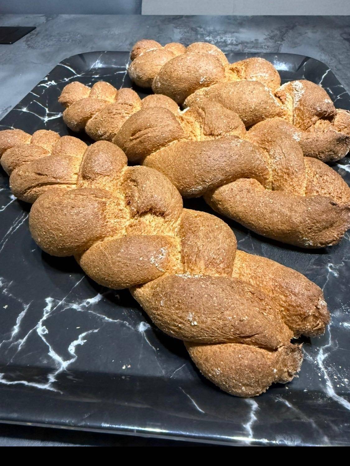 Natte briochée façon pain au beurre sans lactose et au blé complet - Recette Companion Connect XL | Moulinex