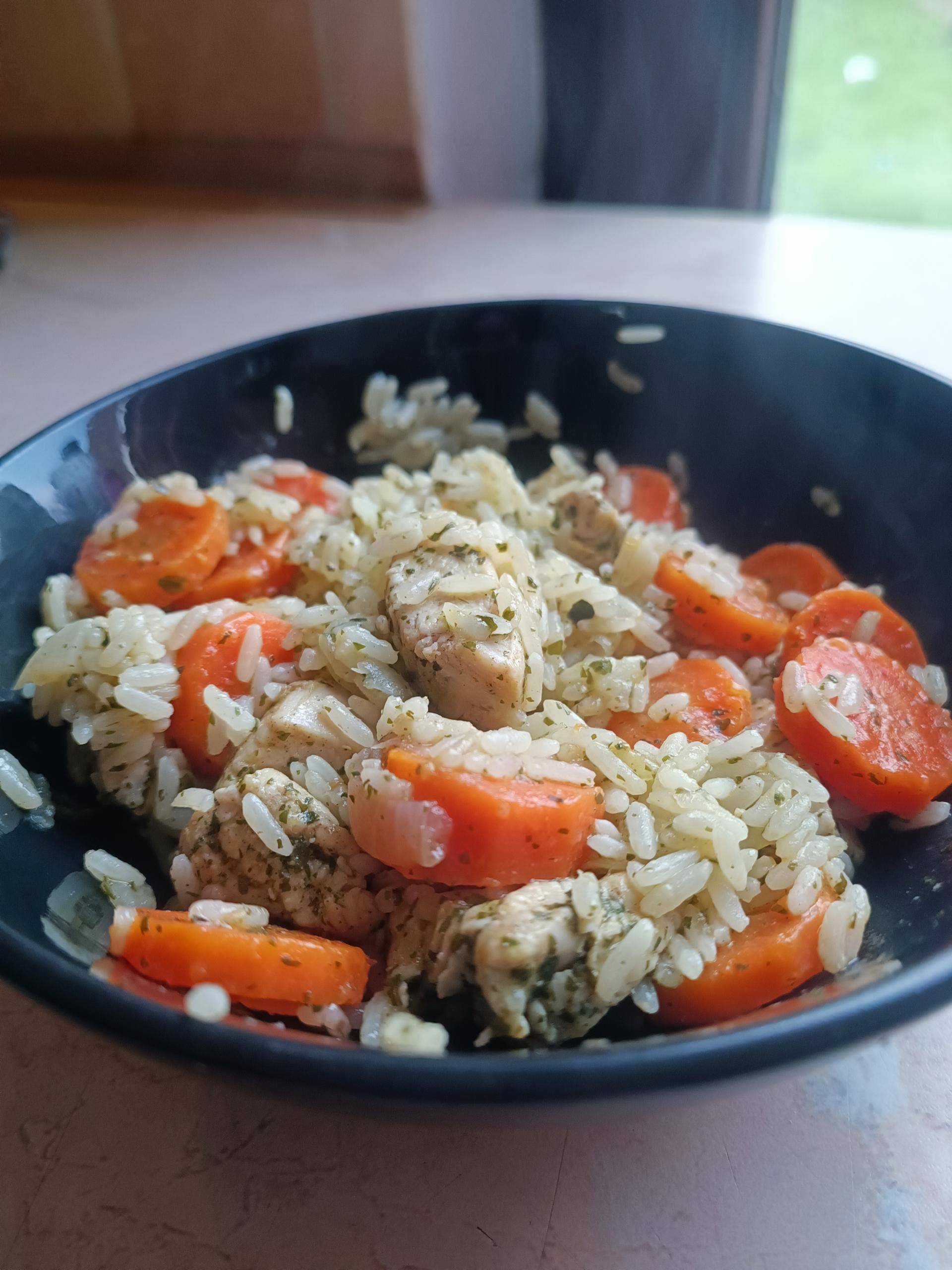 Riz, poulet et carottes - Recette Cookeo | Moulinex