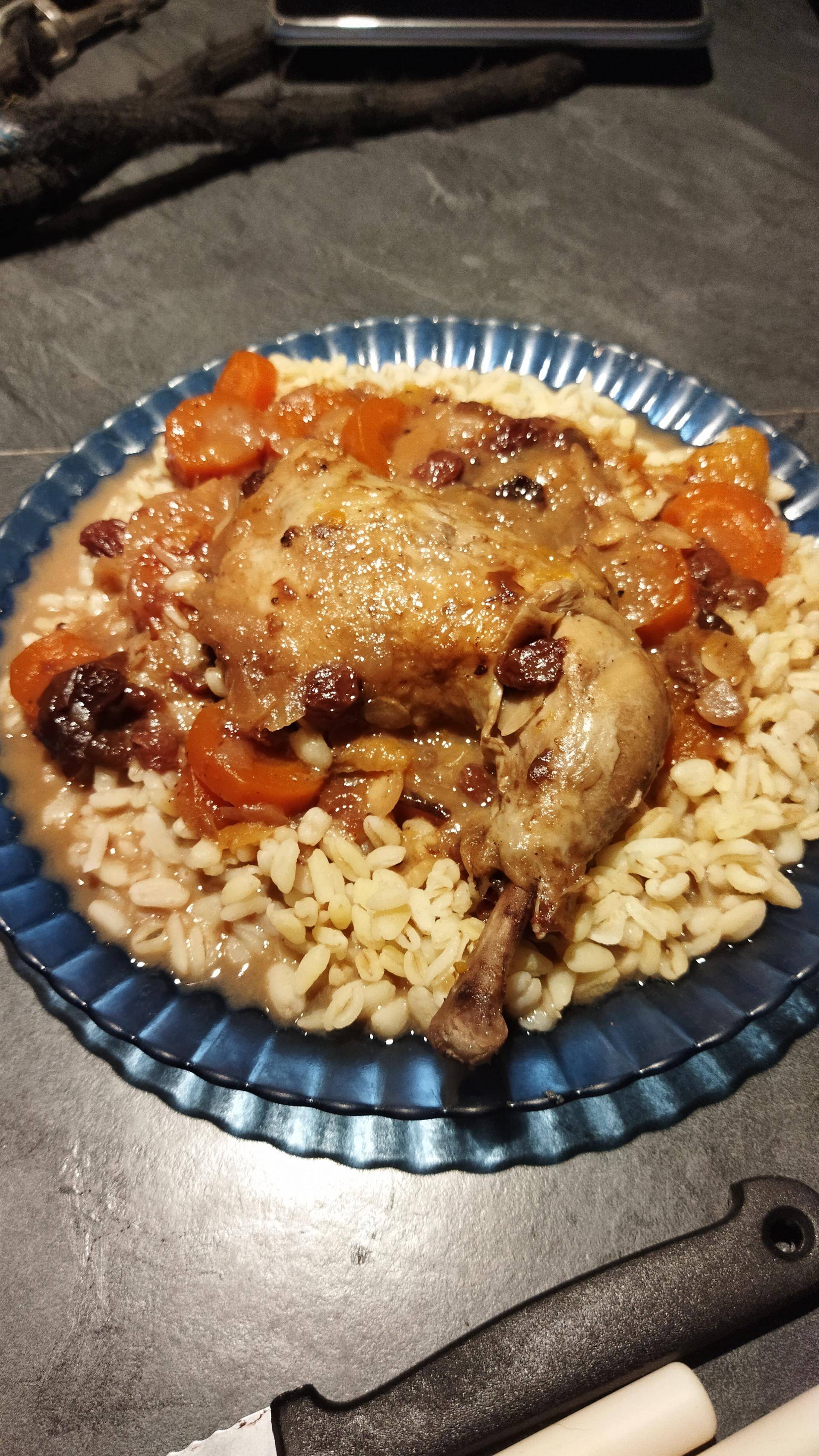 Tajine de poulet aux fruits secs à ma façon - Recette Cookeo | Moulinex