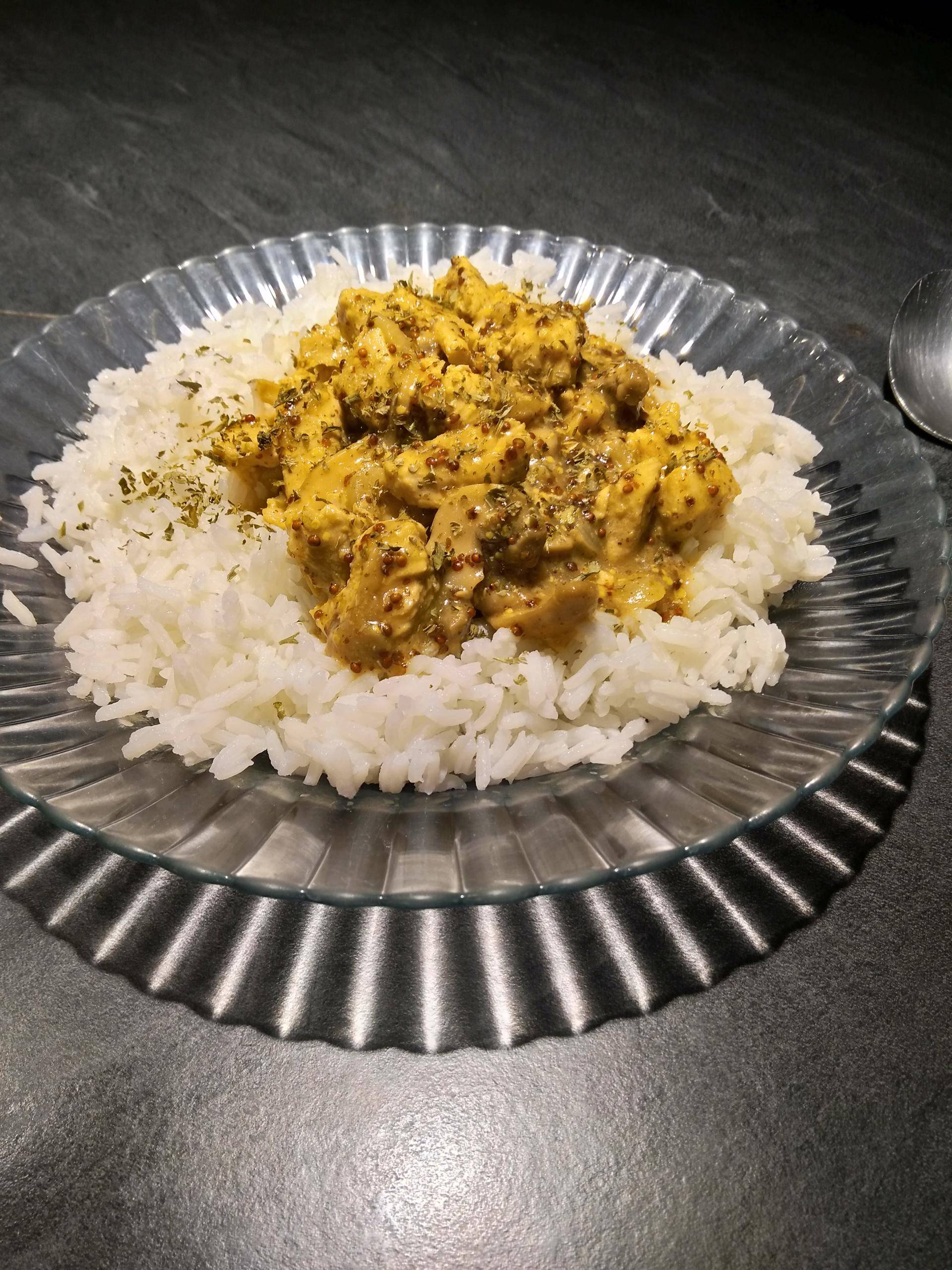 Émincé de poulet à la moutarde - Recette Cookeo | Moulinex