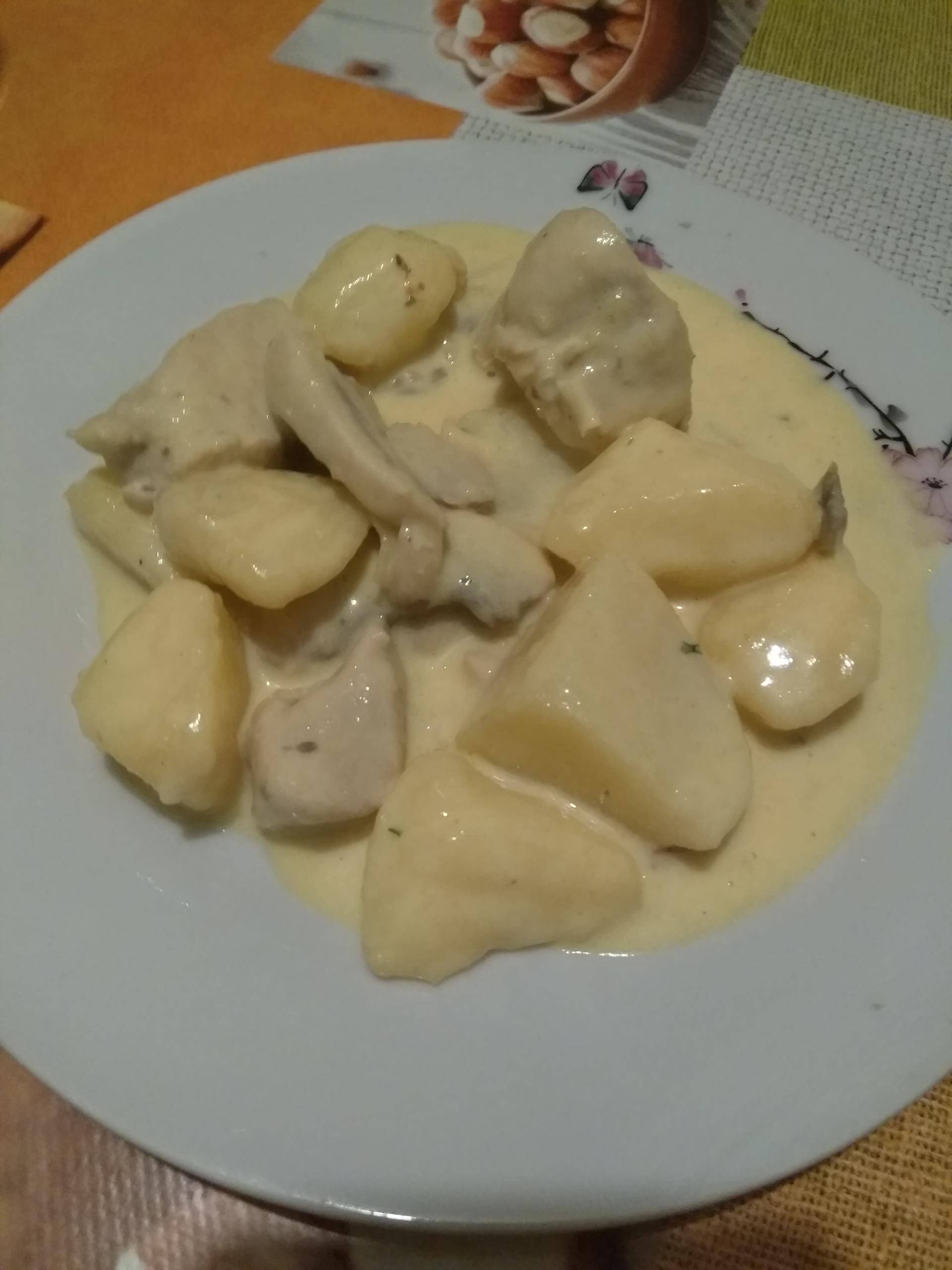Poulet a la crème curry et pomme de terre - Recette Cookeo | Moulinex