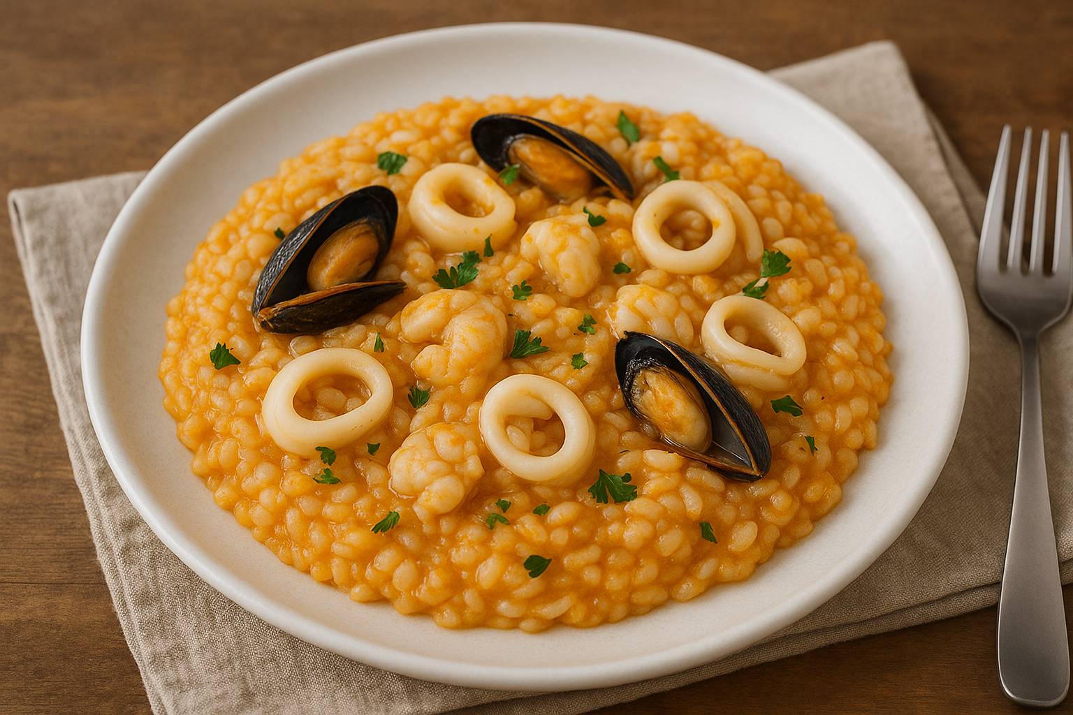 Rizotto fruit de mer - Recette Companion Connect XL | Moulinex