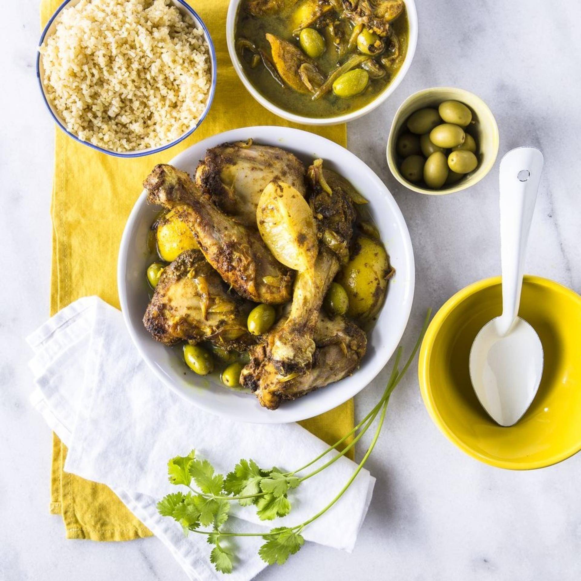 Tajine de poulet rôti & légumes parfumés - Recette Companion Connect | Moulinex