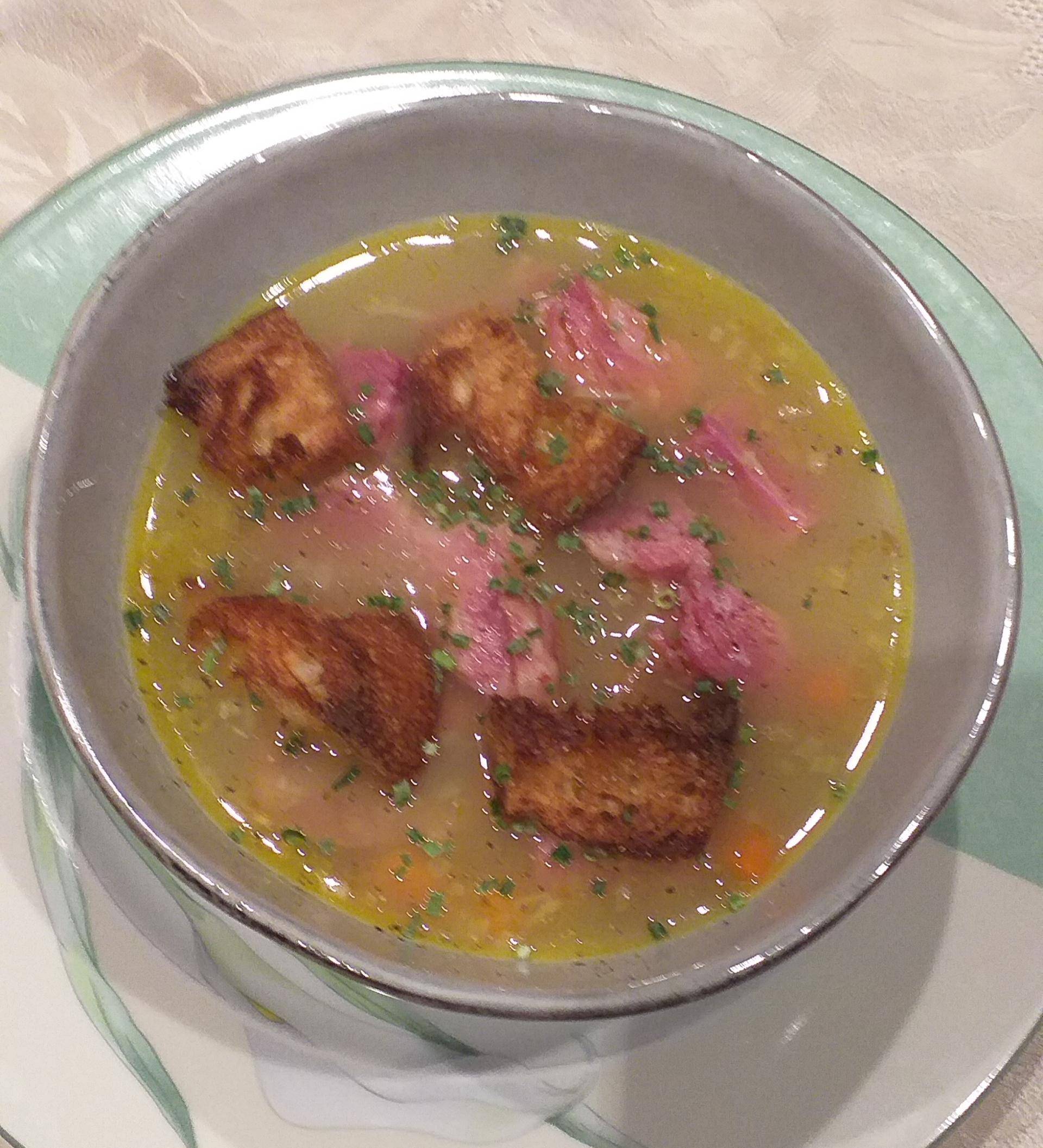 Soupe aux haricots blancs et jambonneau - Recette Cookeo | Moulinex
