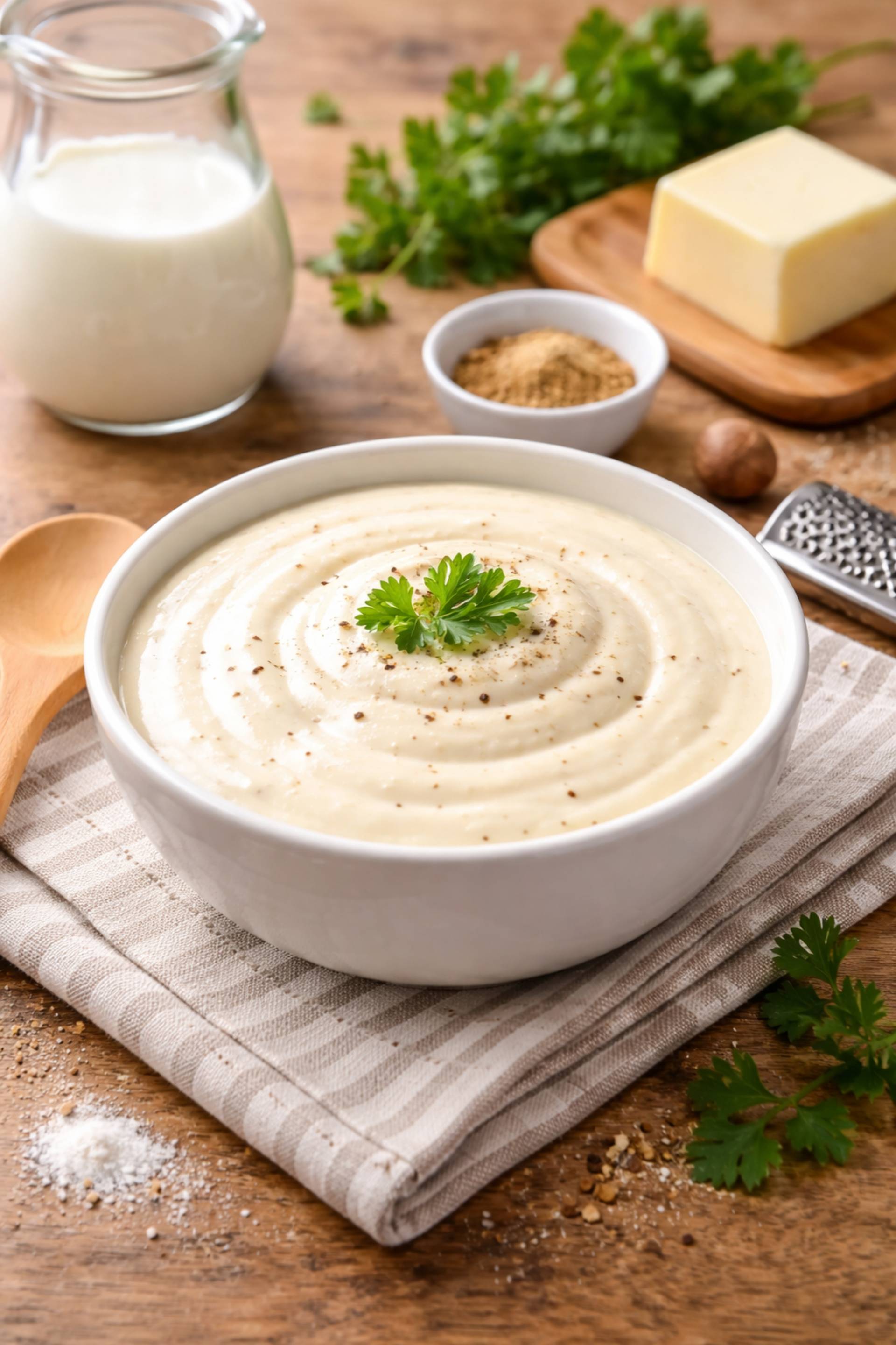 Sauce béchamel - Recette Companion Connect XL | Moulinex