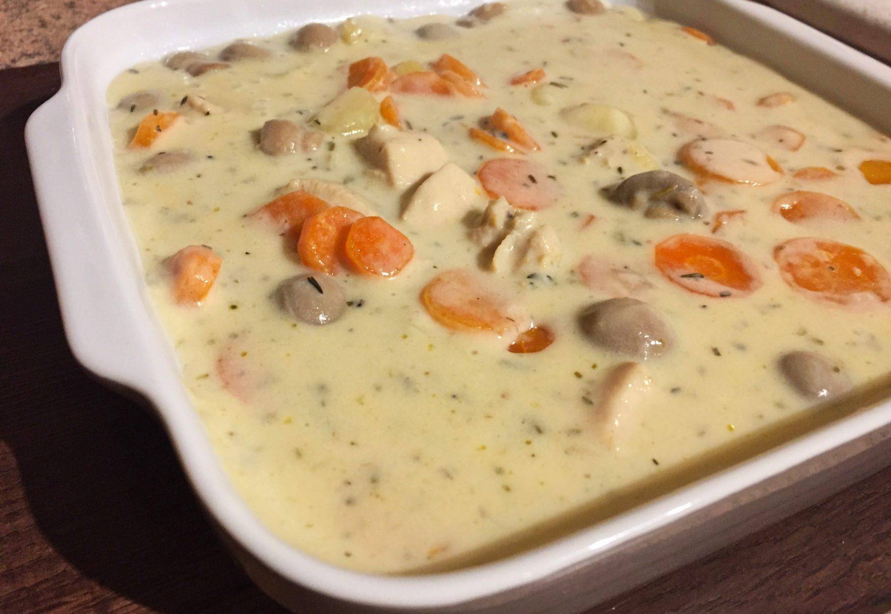 Blanquette de poulet gourmande - Recette Companion Connect XL | Moulinex