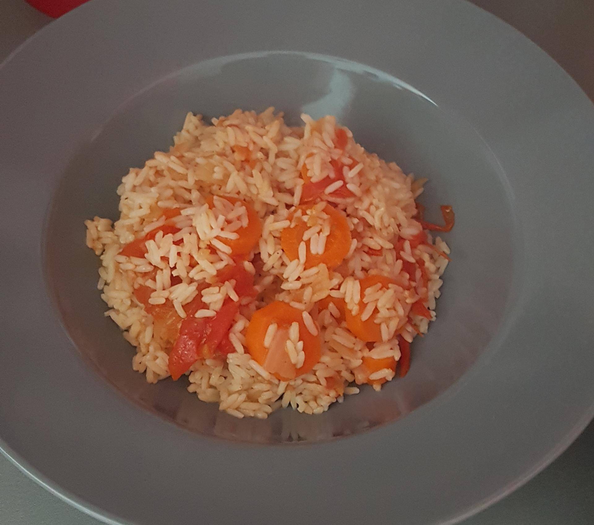 Riz à la tomate et aux carottes - Recette Companion | Moulinex