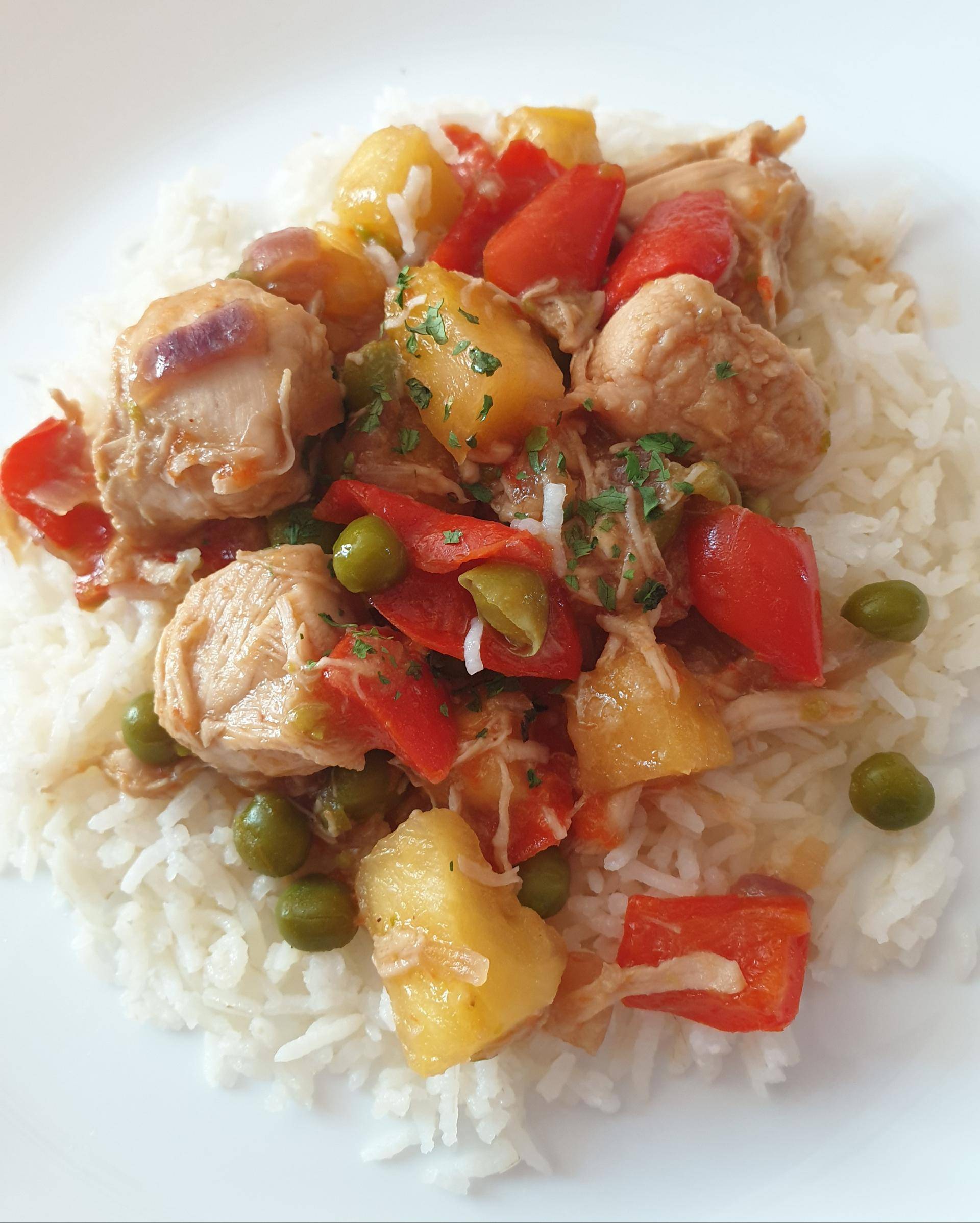 POULET à L'ANANAS et LÉGUMES - Recette Cookeo | Moulinex